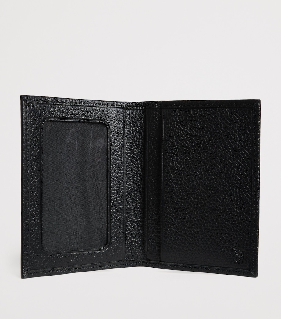Polo Ralph Lauren Leather Bifold Card Holder Black Image 3