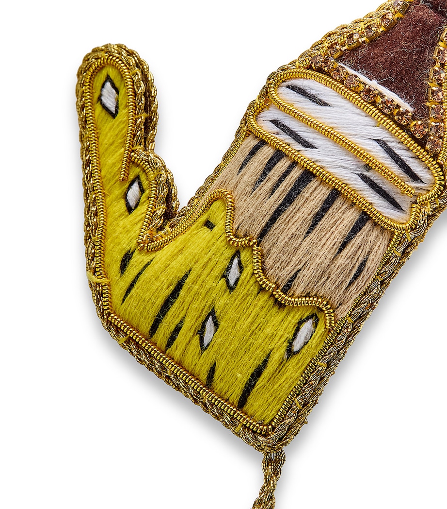 Paint Brush Tree Decoration YELLOW/BROWN Image 2