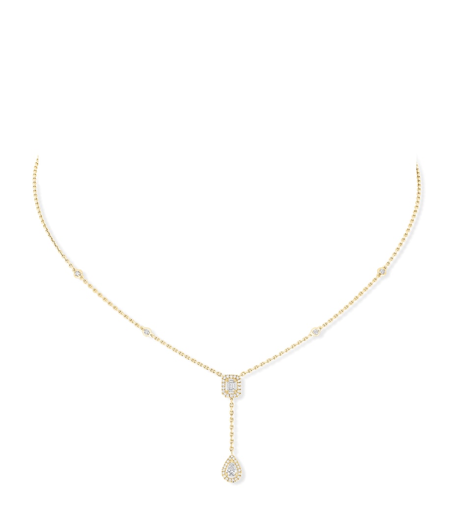 Messika My Twin Yellow Gold and Diamond Necklace (0.36ct) Yellow Gold Image 1