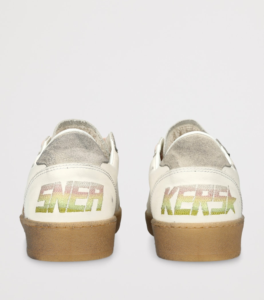 Leather Ball Star Sneakers WHITE Image 2
