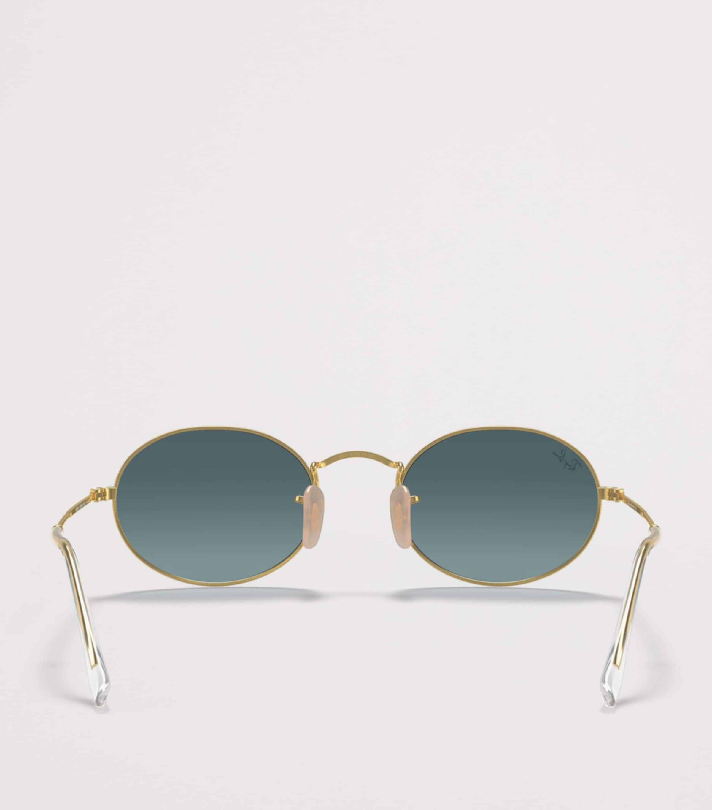 Ray-Ban RB3547 Oval Metal Sunglasses Image 4