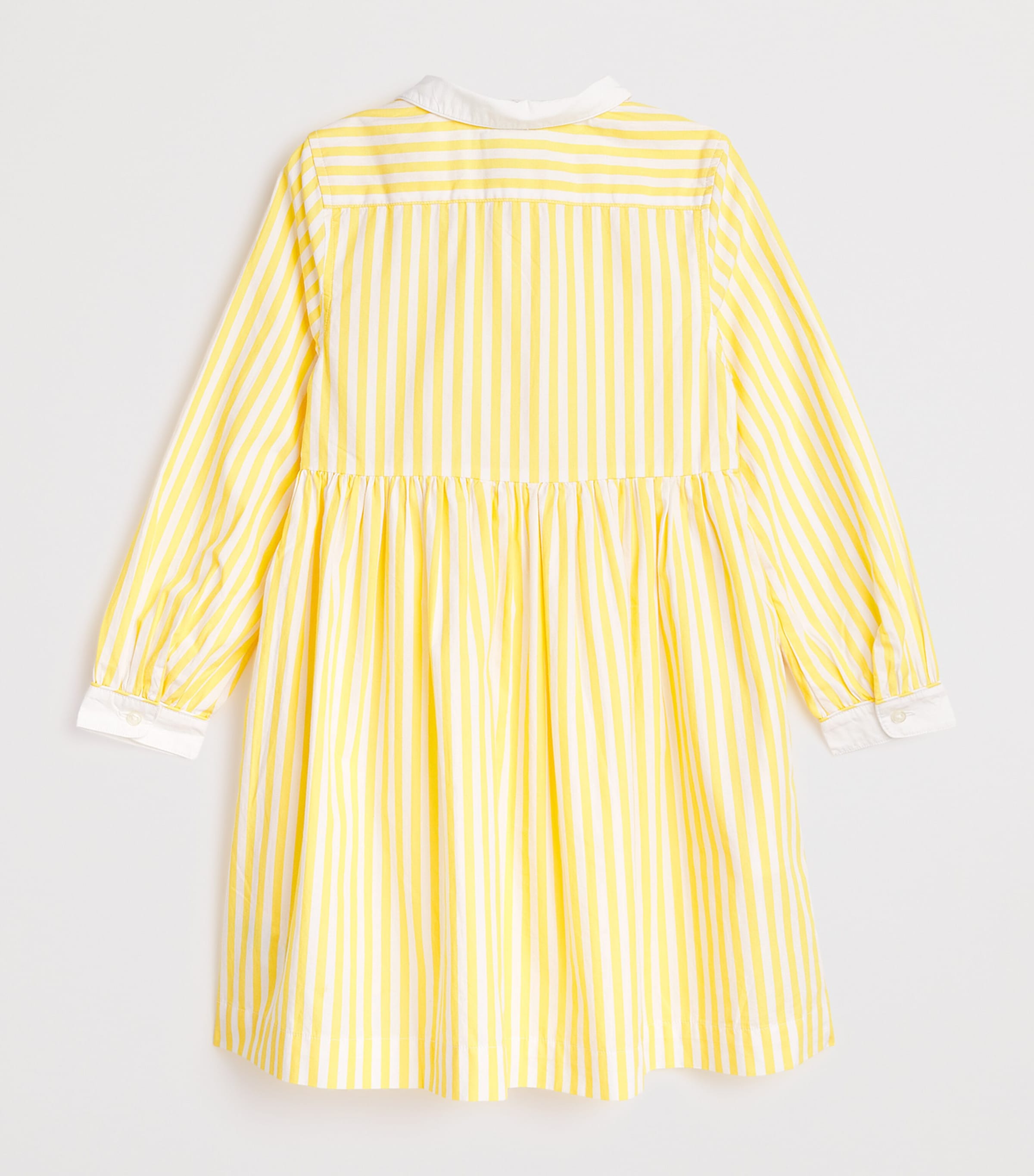 Cotton Poplin Stripe Shirt Dress (3-24 Months) MULTI Image 2