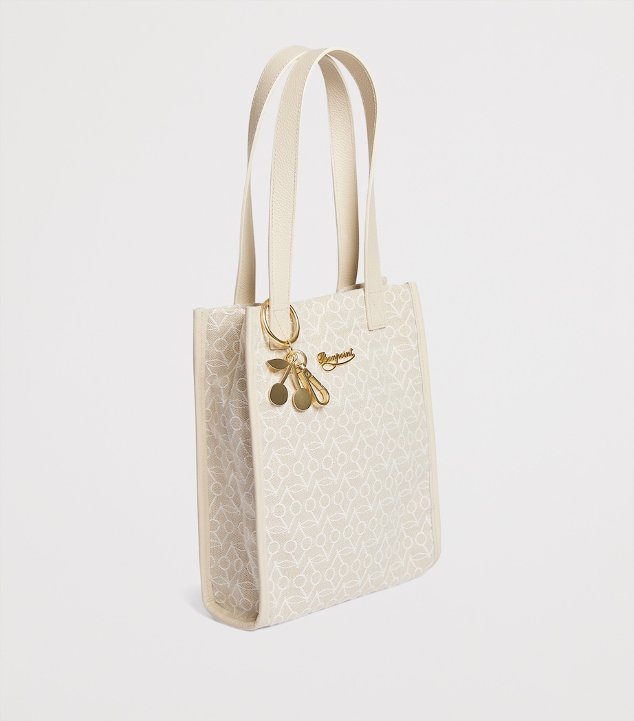 Cotton Ghislene Tote Bag BEIGE Image 4