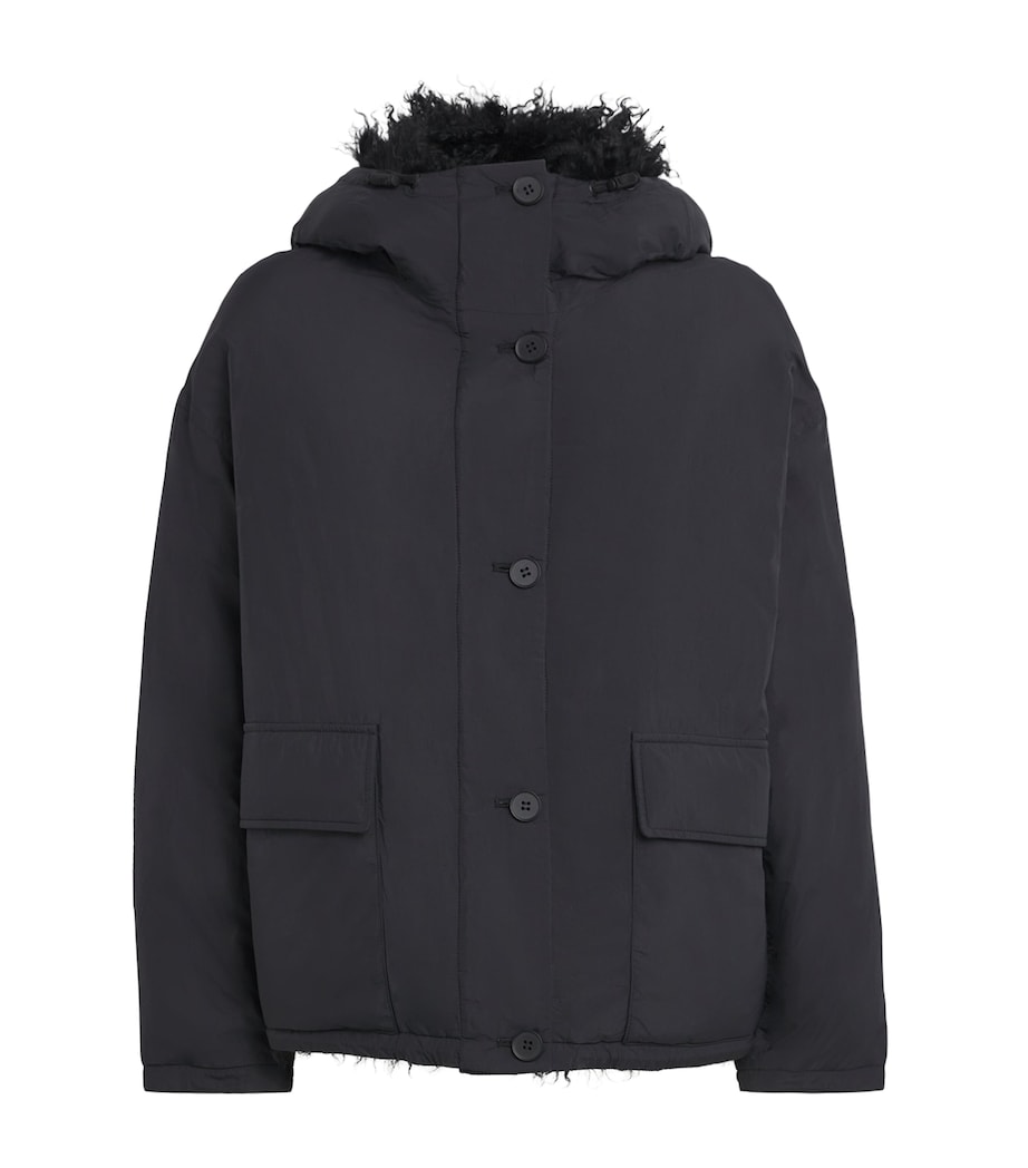Down Lambswool-Trim Field Jacket C99 Image 1