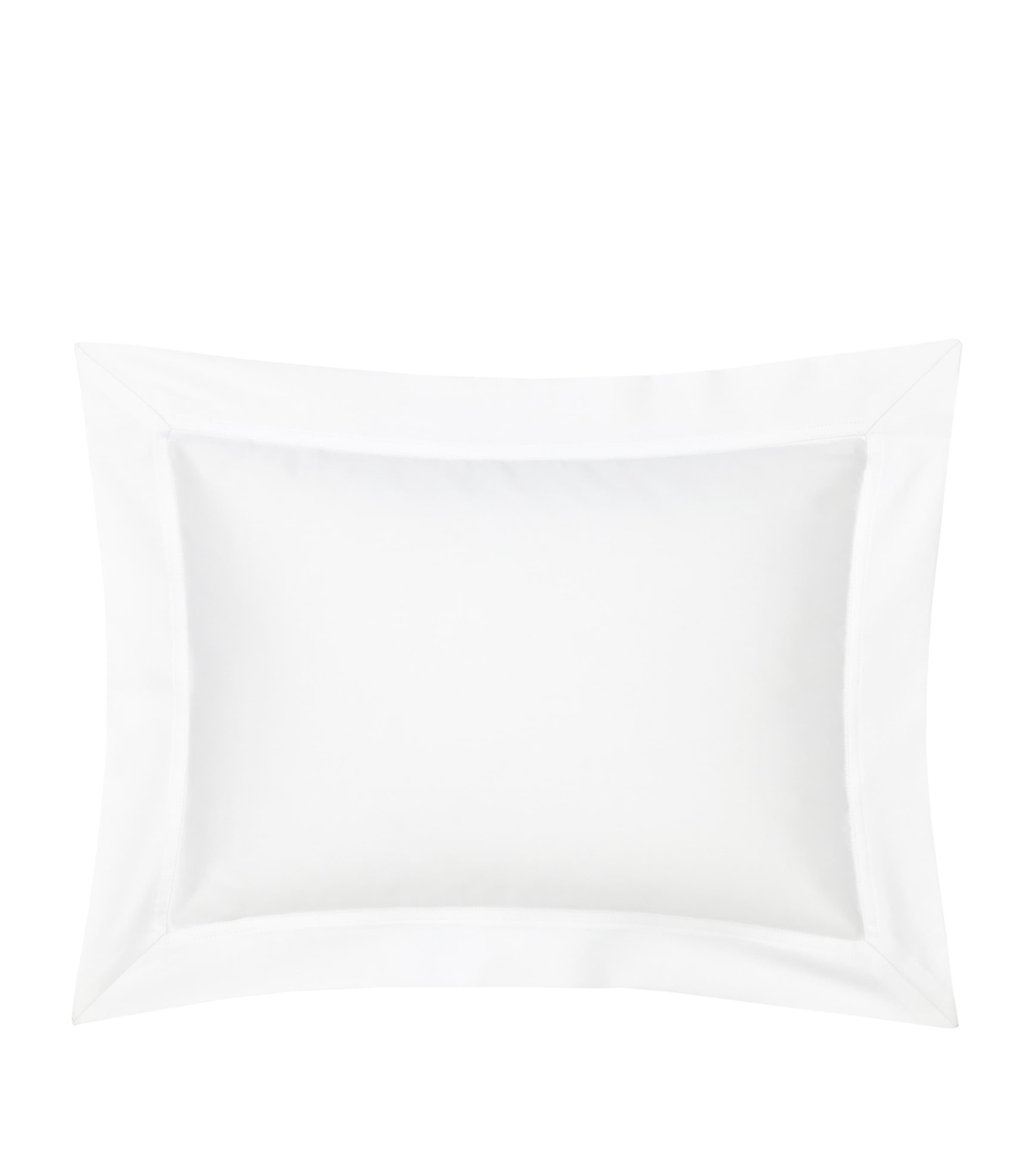 Yves Delorme Couture Prodige Square Oxford Pillowcase (65cm x 65cm) Blanc Image 3
