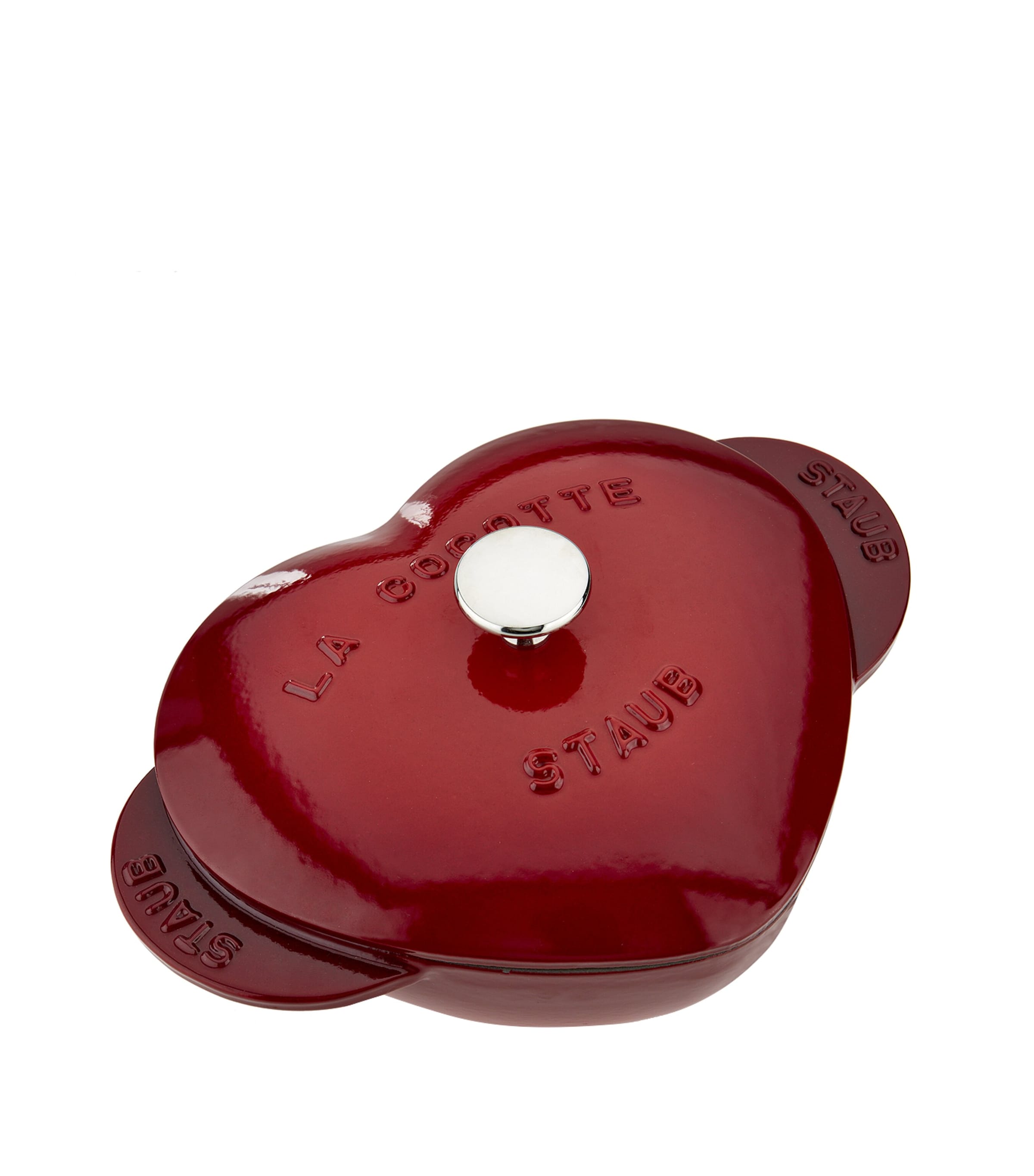 Staub Cherry Heart Cocotte (20cm) | Harrods AE