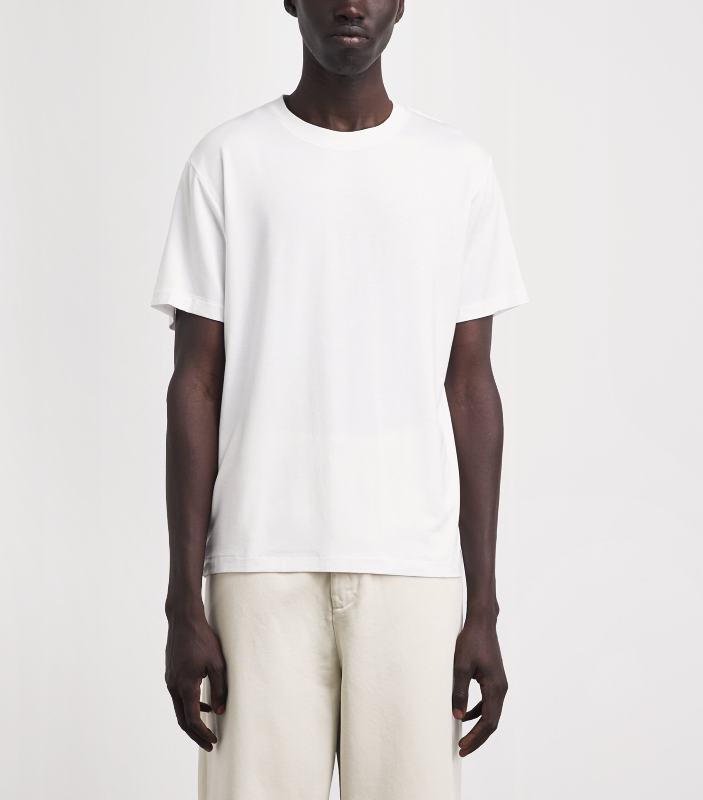 CHÉ Mens Stretch-Modal T-Shirt White Image 4