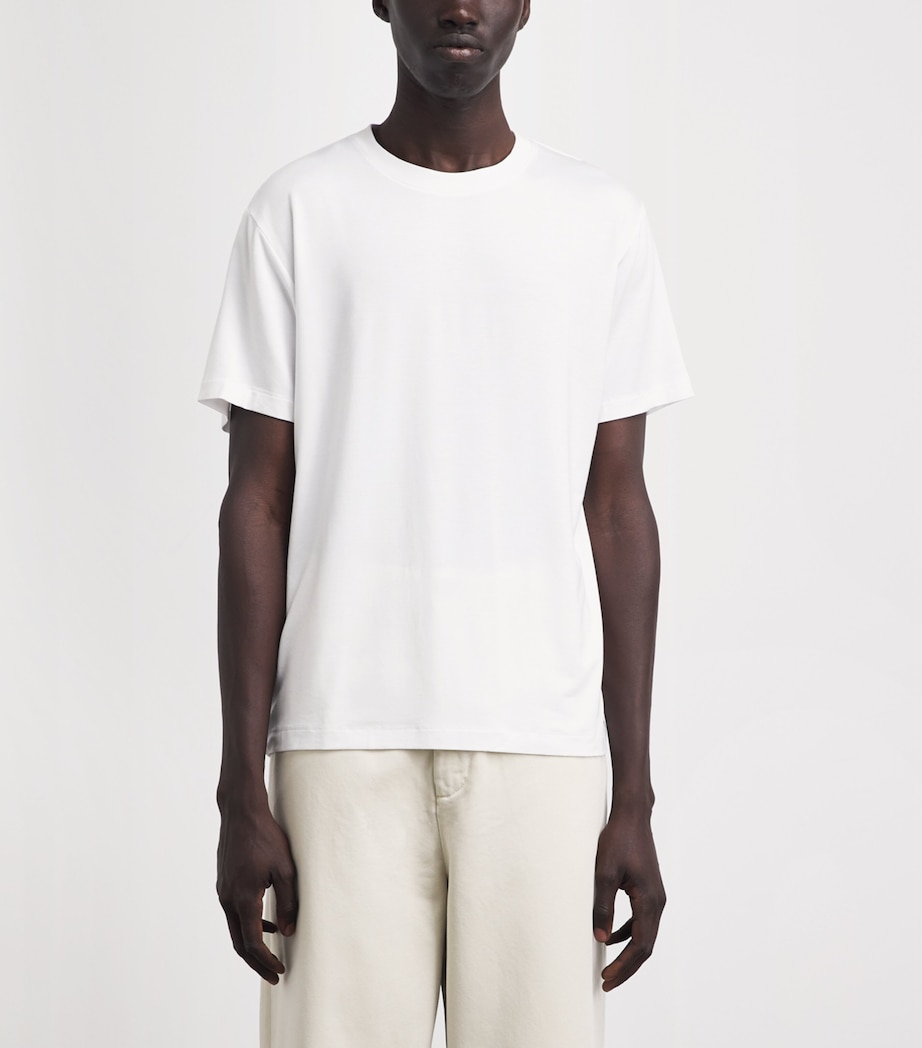 CHÉ Mens Stretch-Modal T-Shirt White Image 4