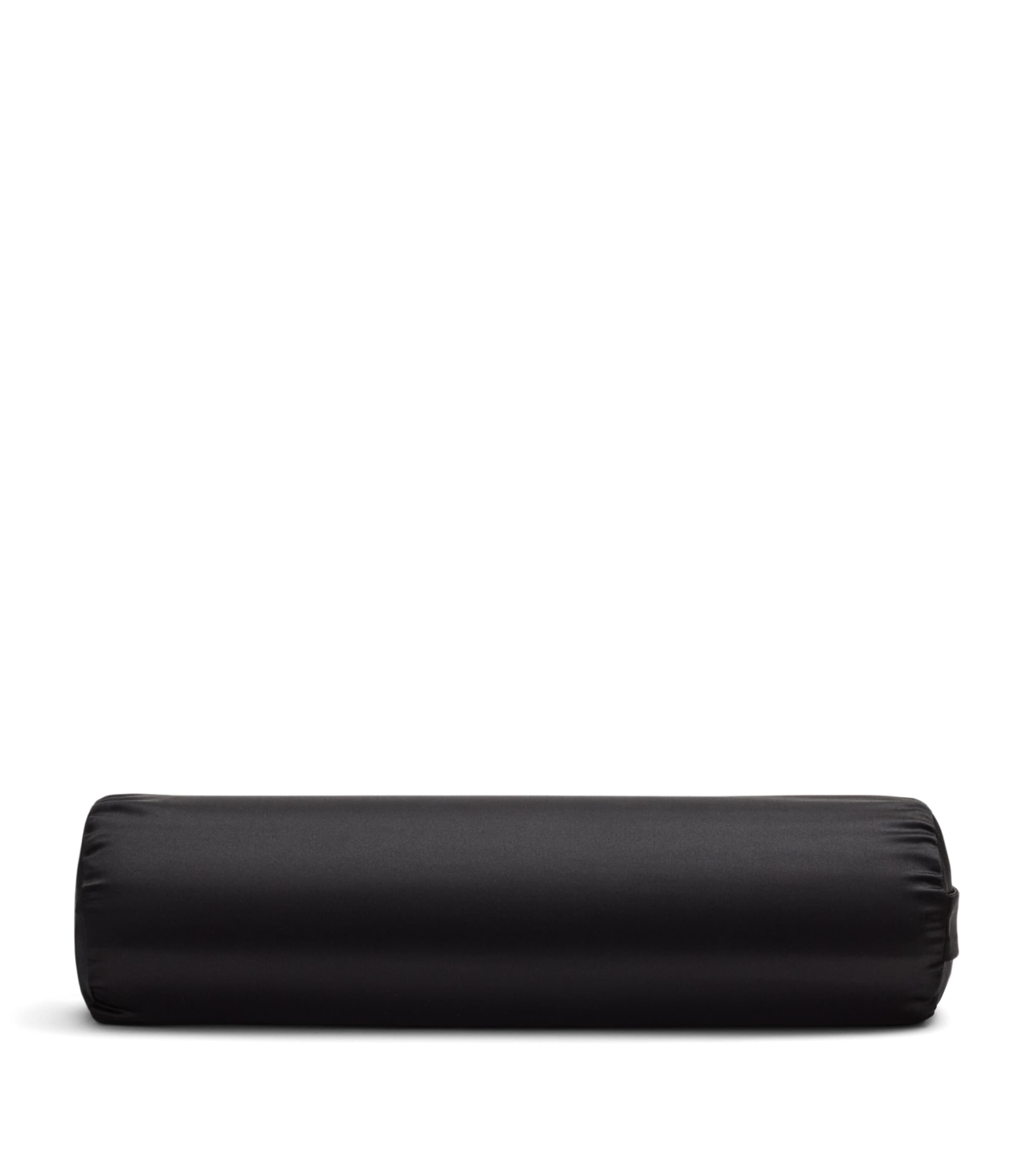 Boost Pillow with Silk Pillowcase (20cm x 47cm) BLACK Image 2