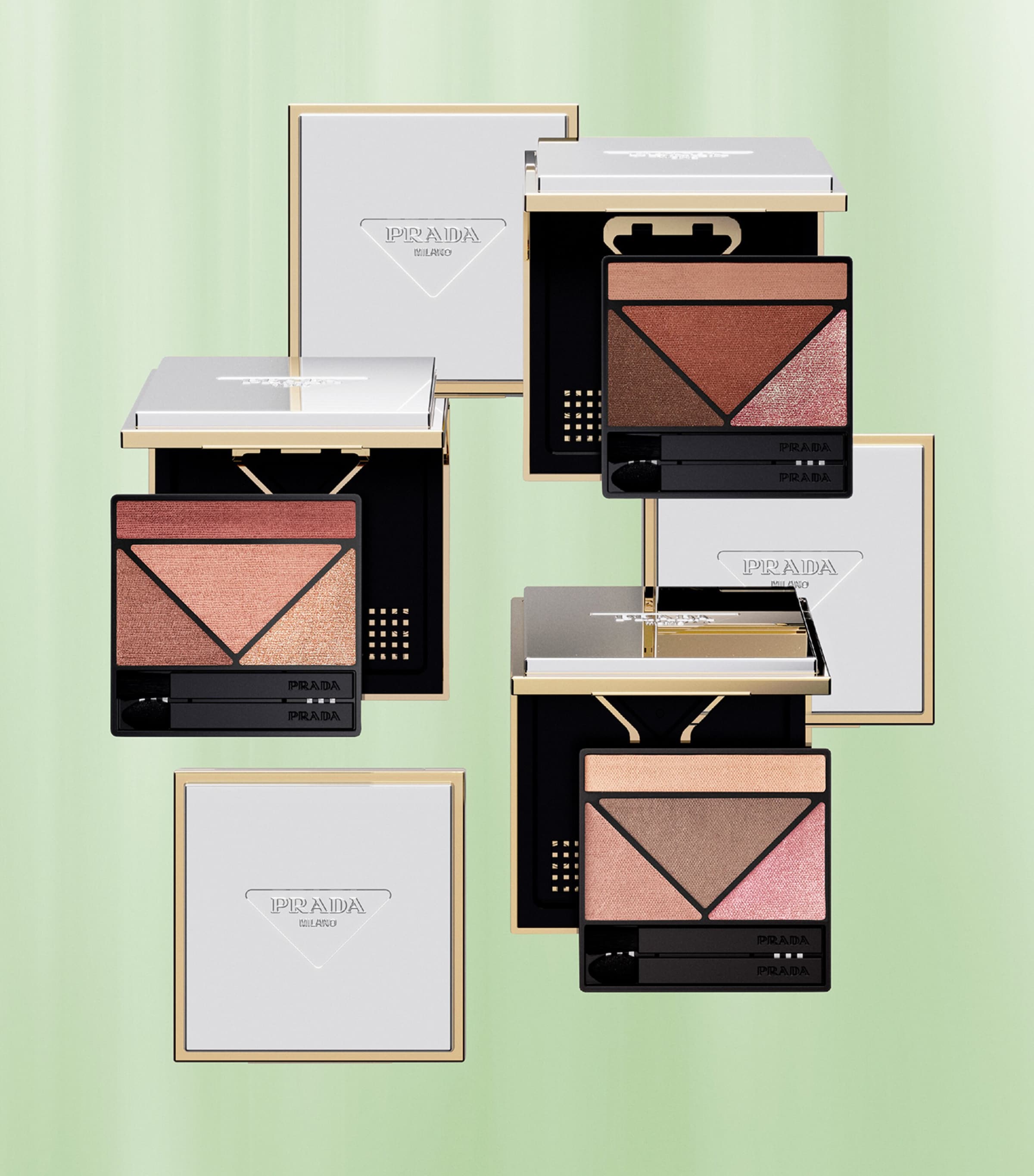 Prada Beauty Dimensions Durable Multi-Effect Eyeshadow Palette Pansy Image 6