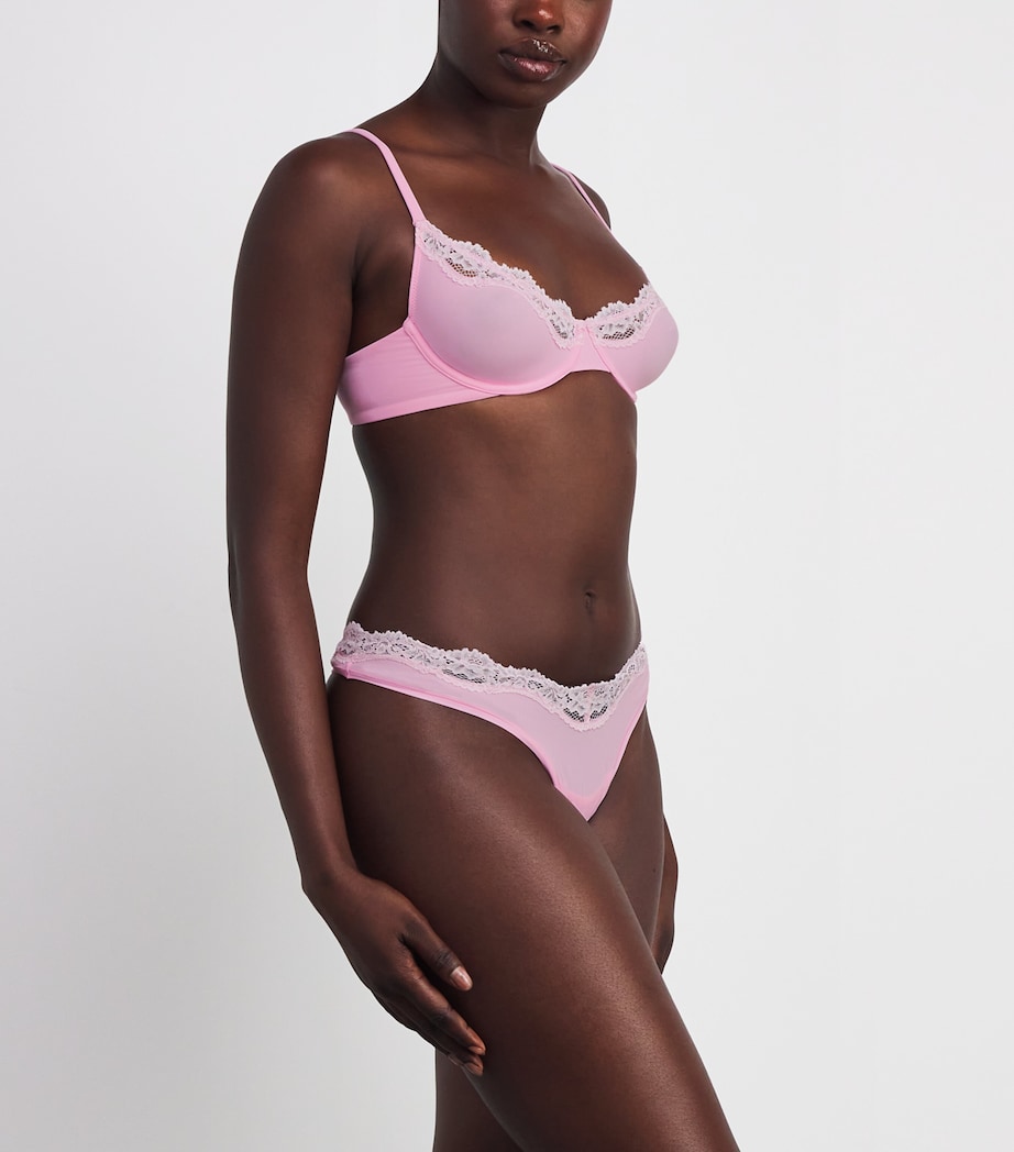 Lace Fits Everybody Demi Bra BUBBLEGUM TONAL Image 2