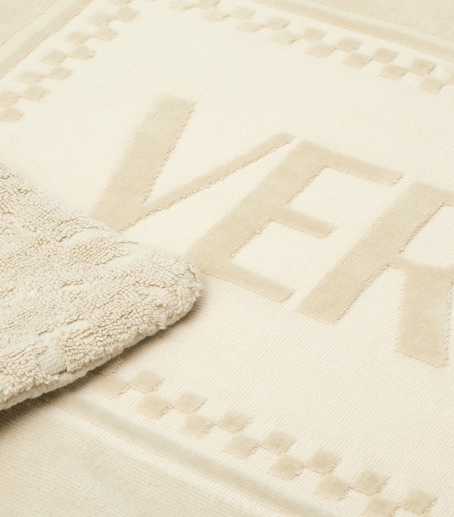 Versace Barocco Bath Mat Beige+beige Image 2