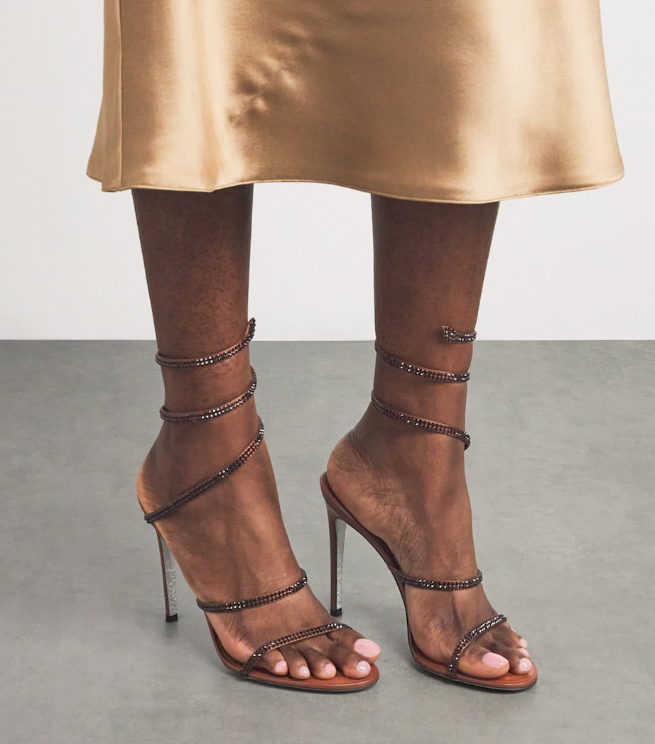 Embellished Cleo II Heeled Sandals 105 BROWN Image 2