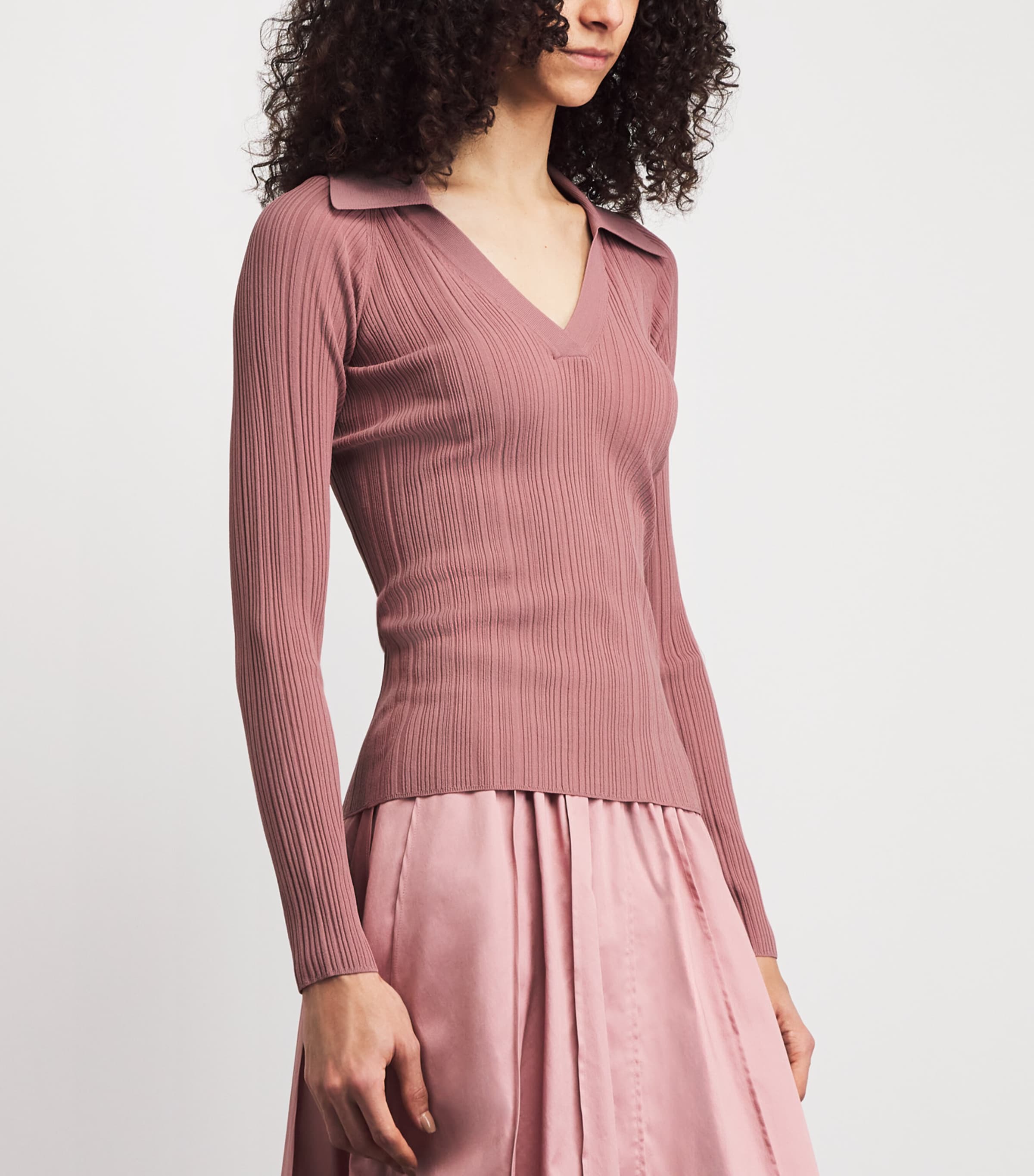 Joseph Womens Plissé Chelia Top Musk Image 4