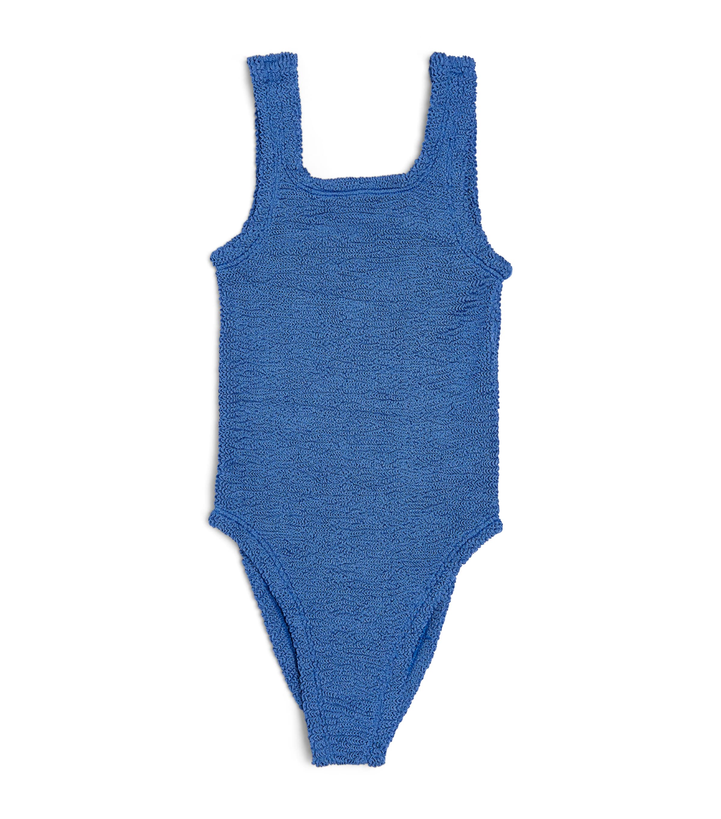 Hunza G Kids' Classic Swimsuit In Blue