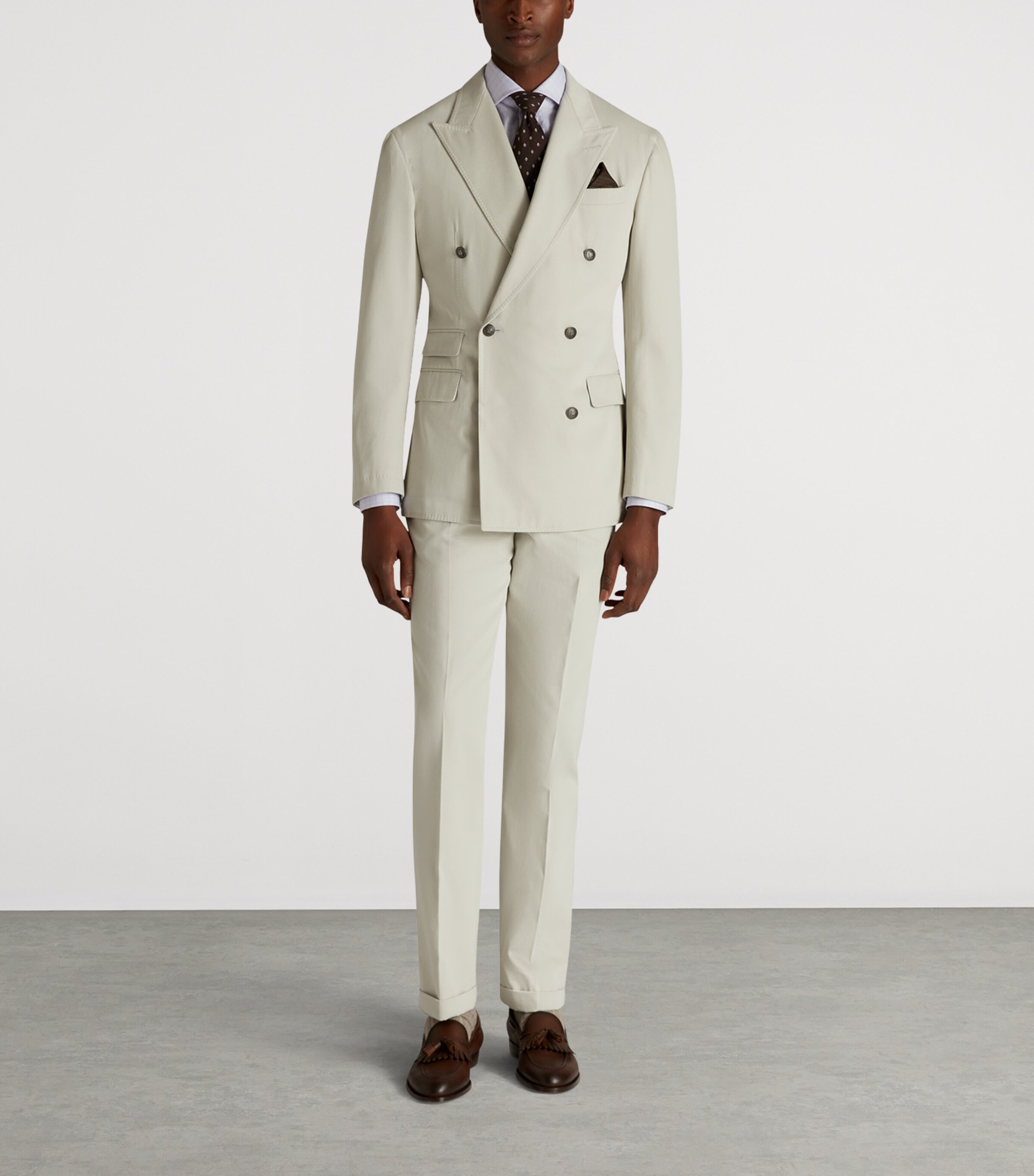 Cotton-Cashmere Cavendish Blazer 077LIGHT STONE Image 2