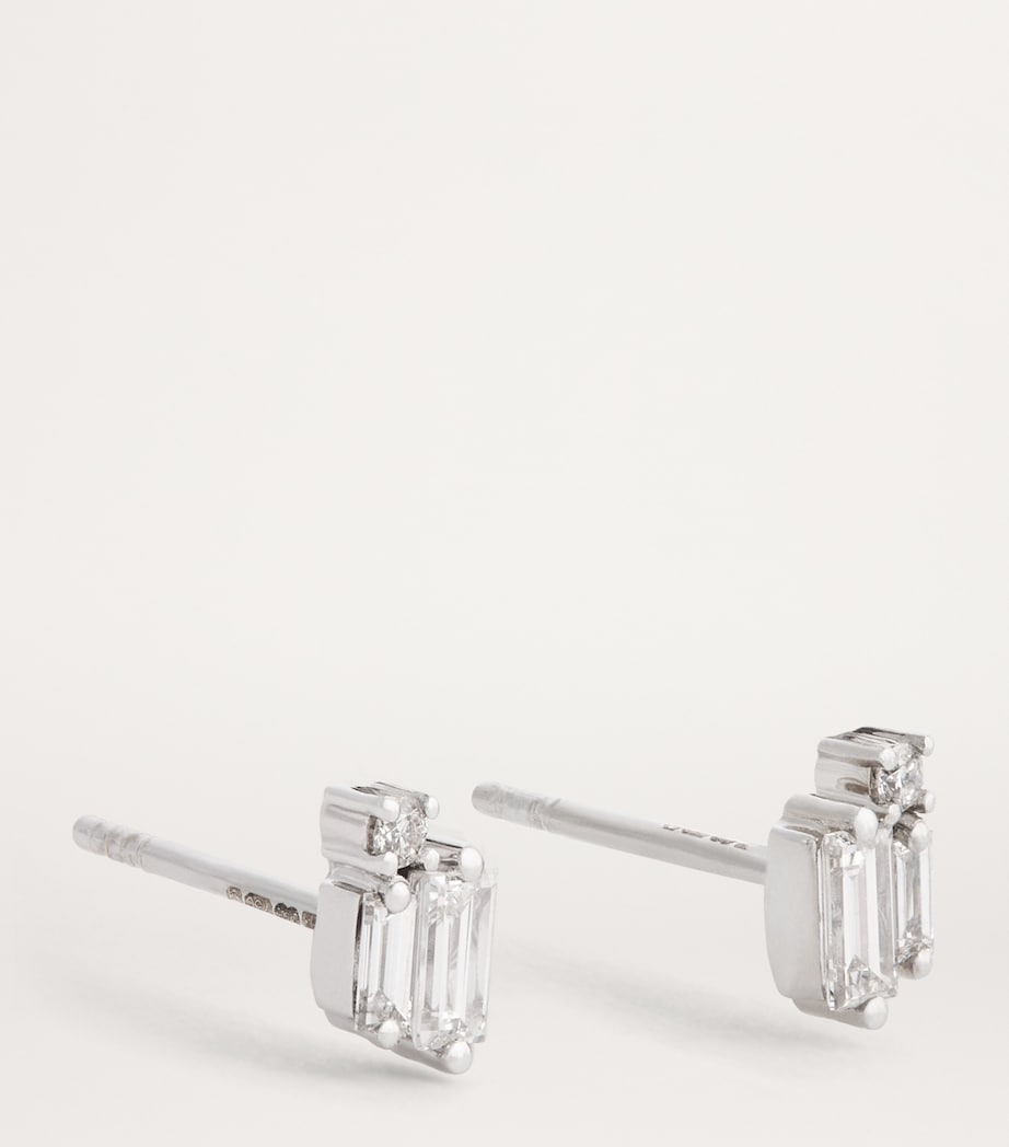 Suzanne Kalan White Gold and Diamond Bold Burst Stud Earrings Wg/wd Image 3