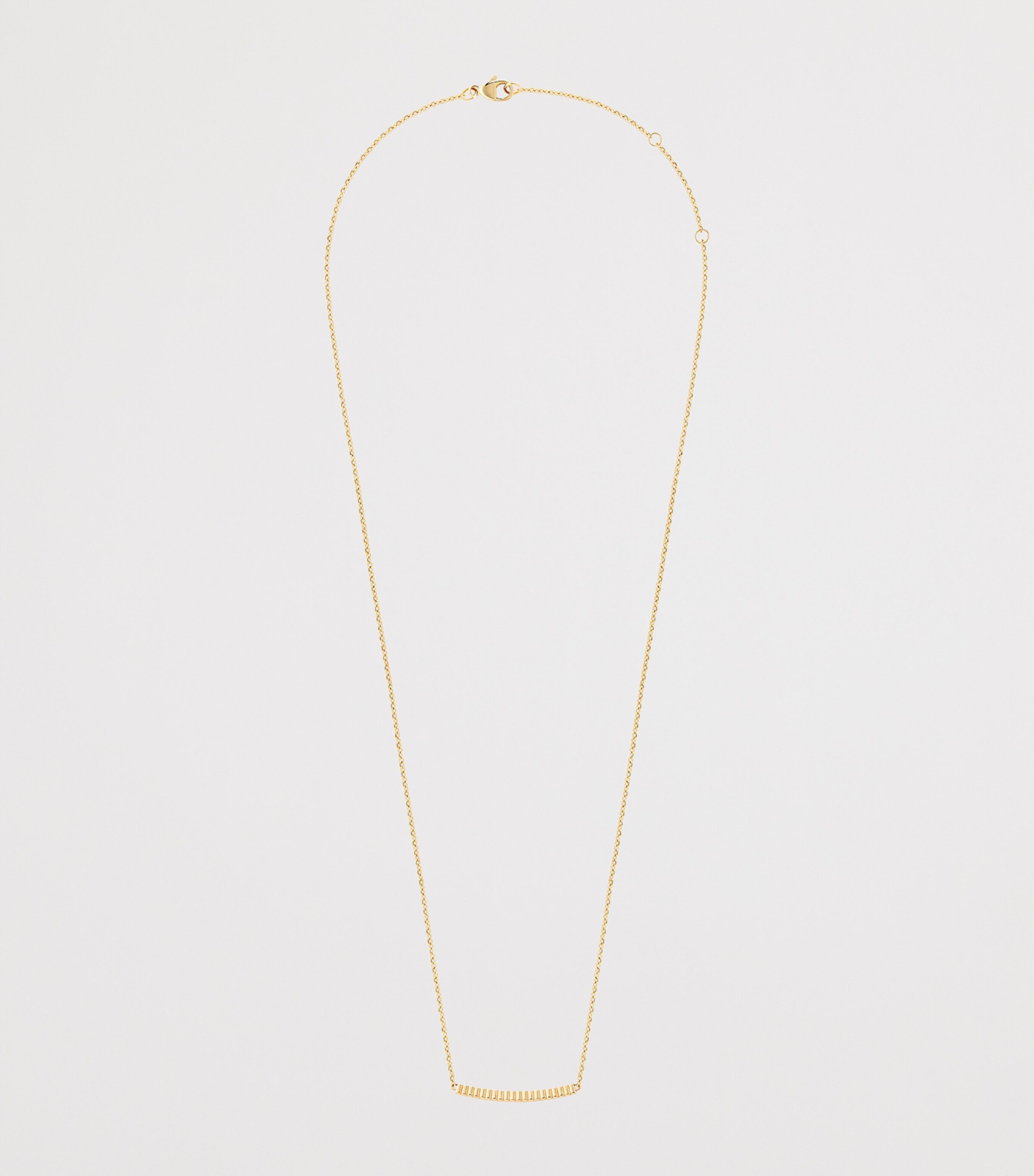 Yellow Gold Quatre Grosgrain Pendant Necklace YELLOW GOLD Image 2