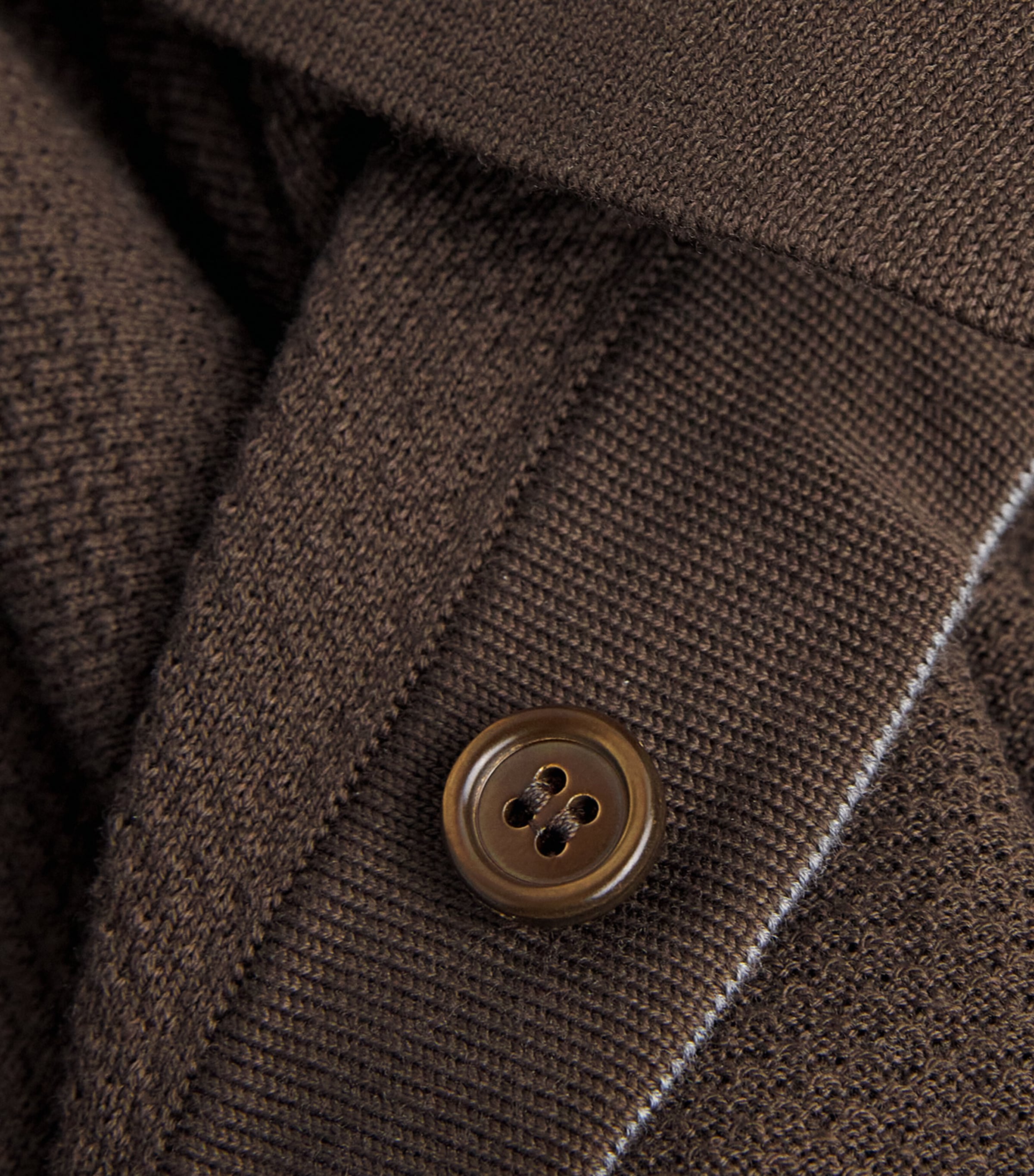 Brioni Mens Long-Sleeve Polo Shirt Image 5