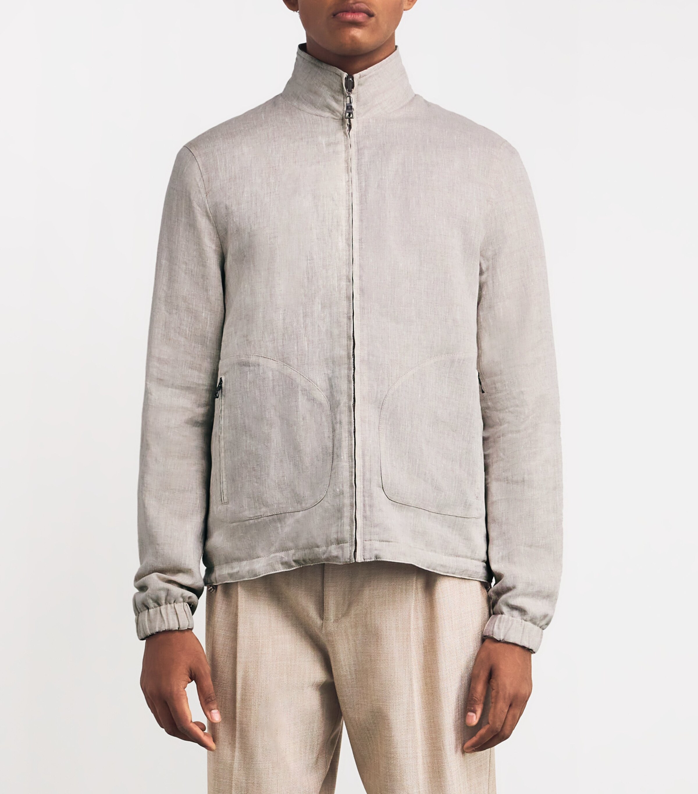 Linen Reversible Jacket TX13.1/25 NATURALE Image 6