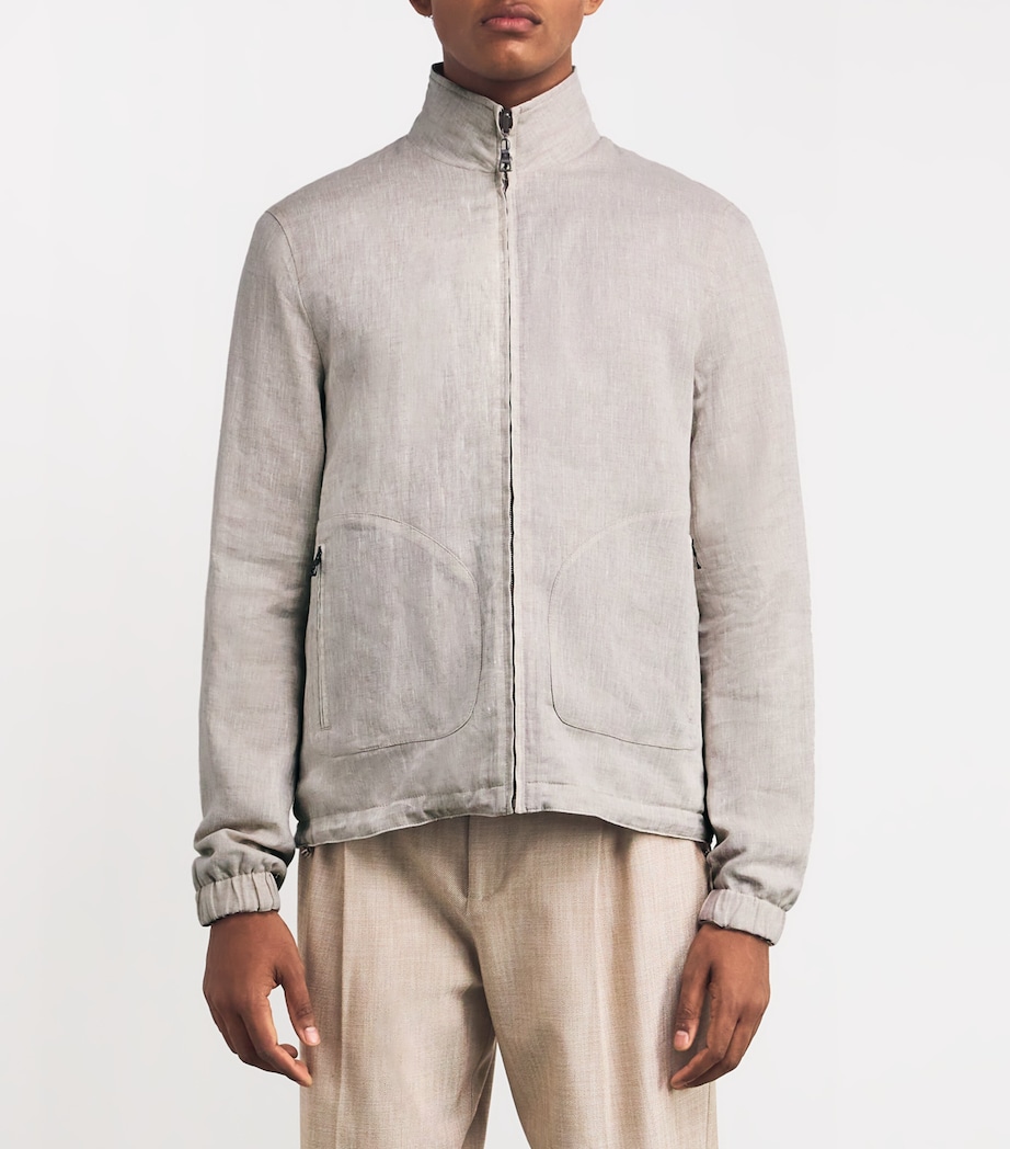 Linen Reversible Jacket TX13.1/25 NATURALE Image 6