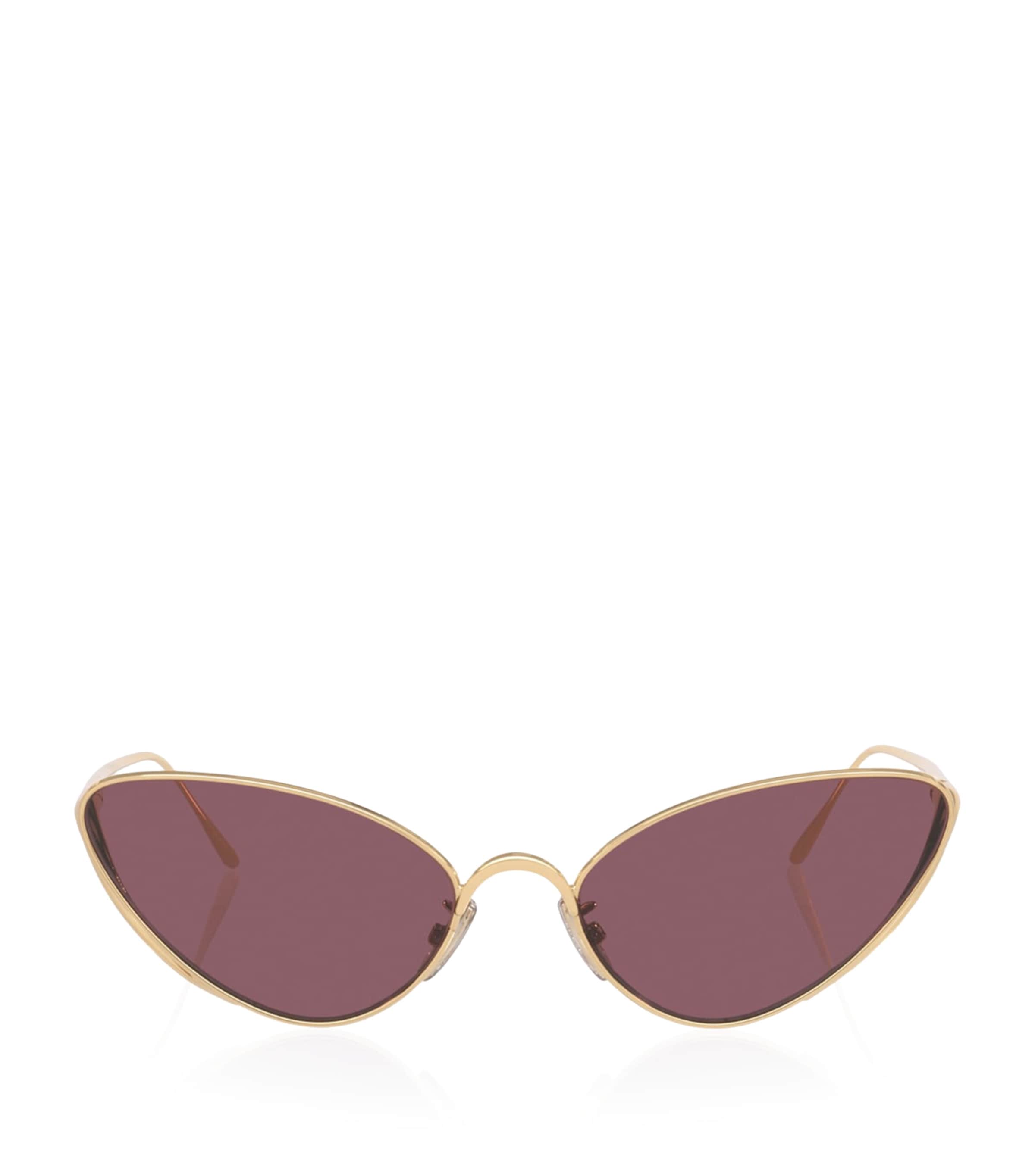 LOEWE Shooting Star Cat Eye Sunglasses Yellow Image 1