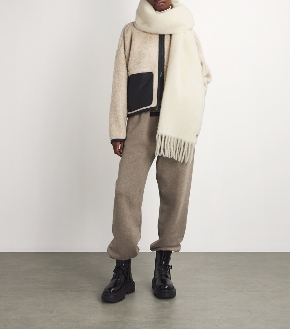 Alpaca-Blend Scarf 1621 LINEN Image 2