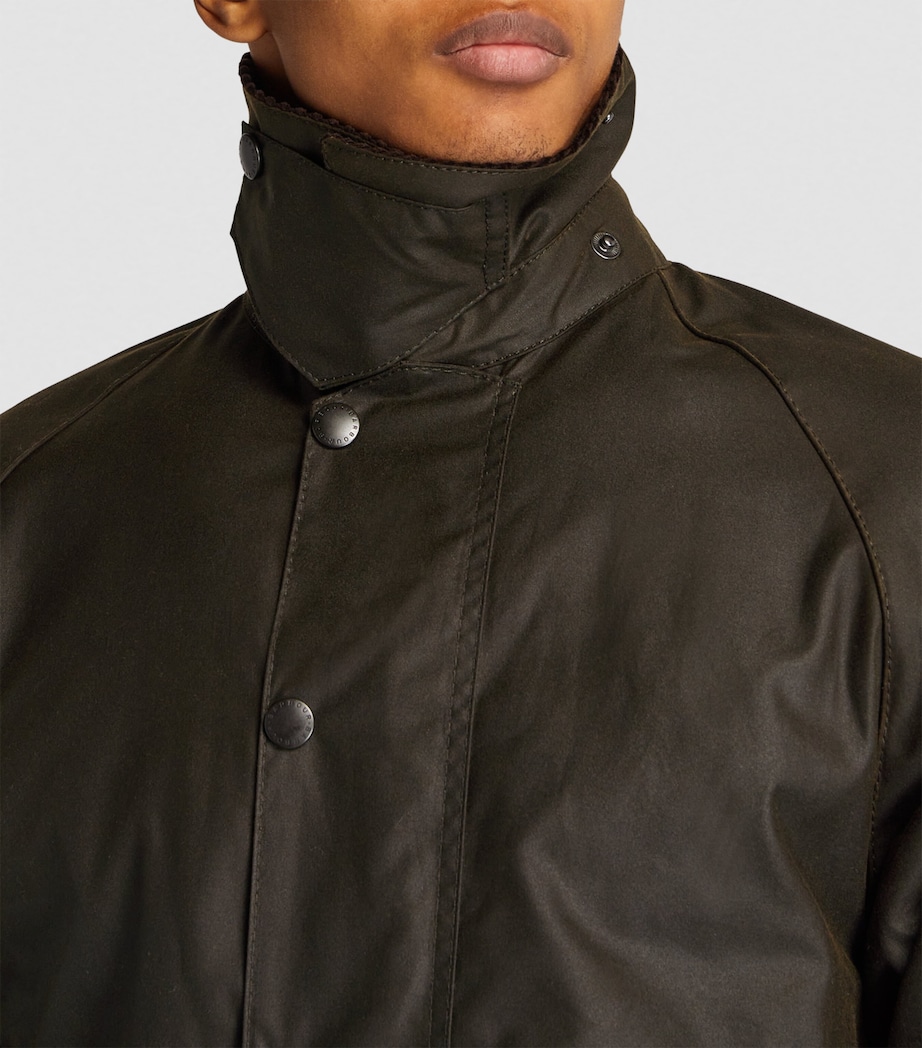 Waxed Beaufort Jacket OLIVE Image 11