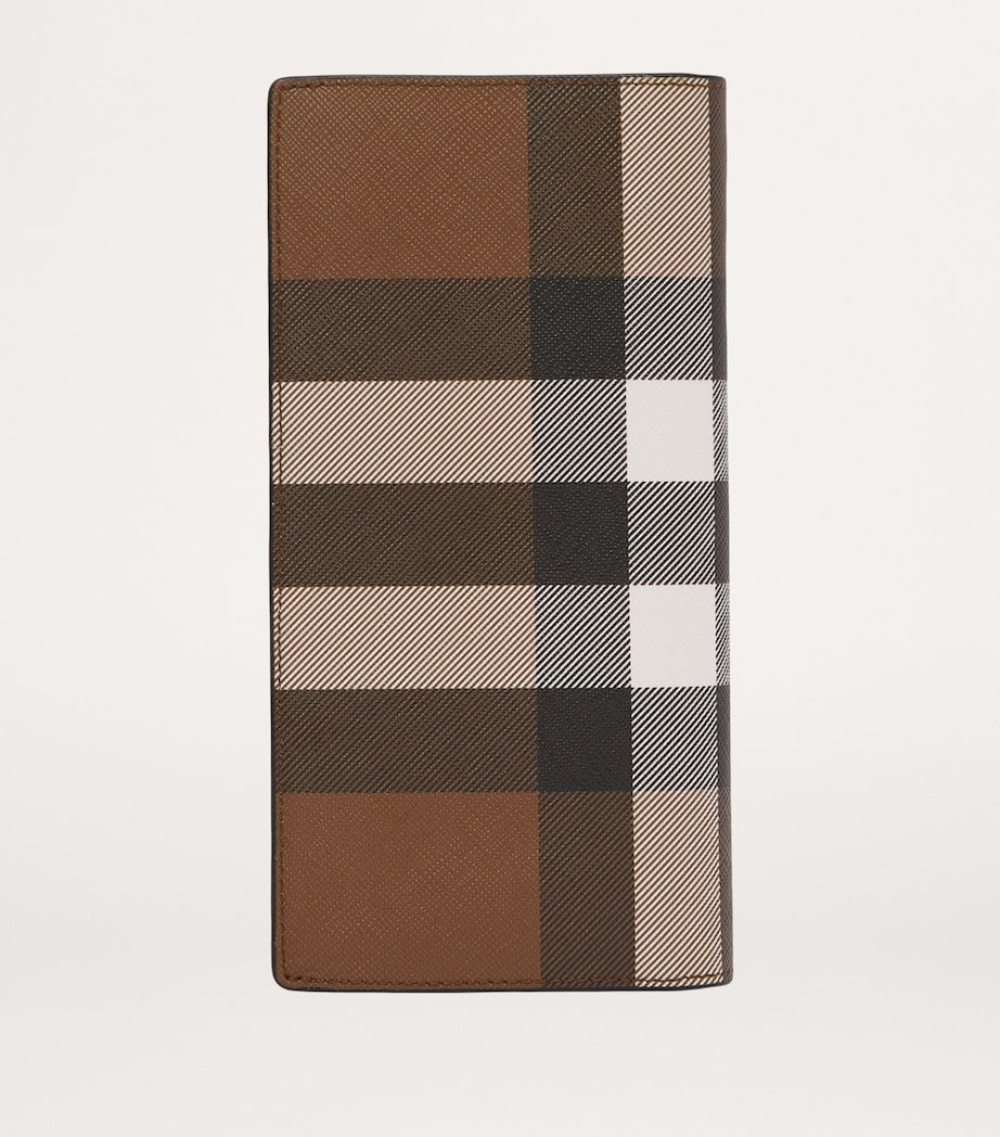 Check Continental Wallet DARK BIRCH BROWN Image 6