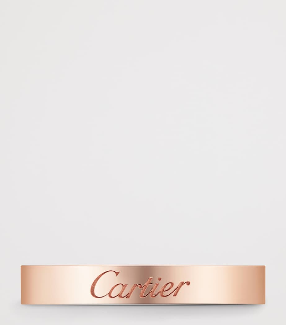 Cartier Rose Gold C de Cartier Wedding Band (4mm) Rose Gold Image 3