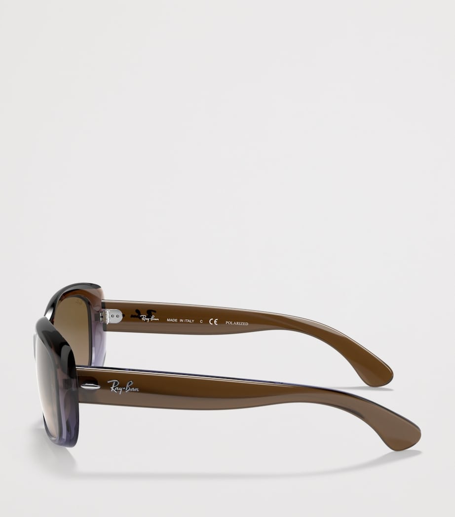 Ray-Ban Jackie Ohh Butterfly Sunglasses Brown Image 3