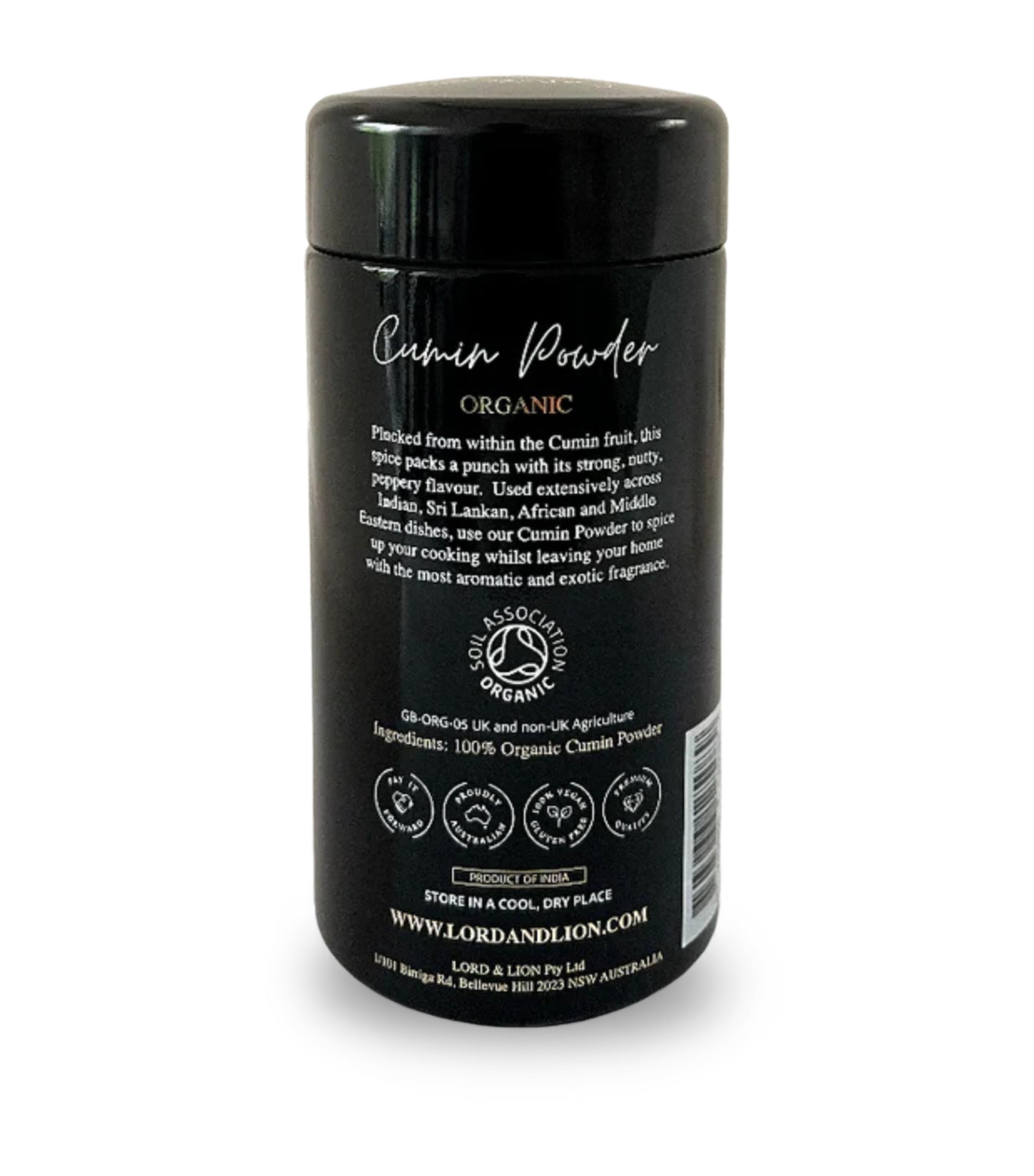 Organic Cumin Powder (55g) NO COLOUR Image 3