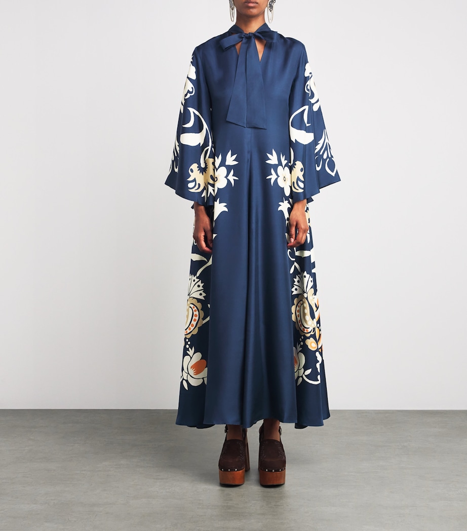 Silk Magnifico Maxi Dress BU03 SELVA PLACEE Image 3