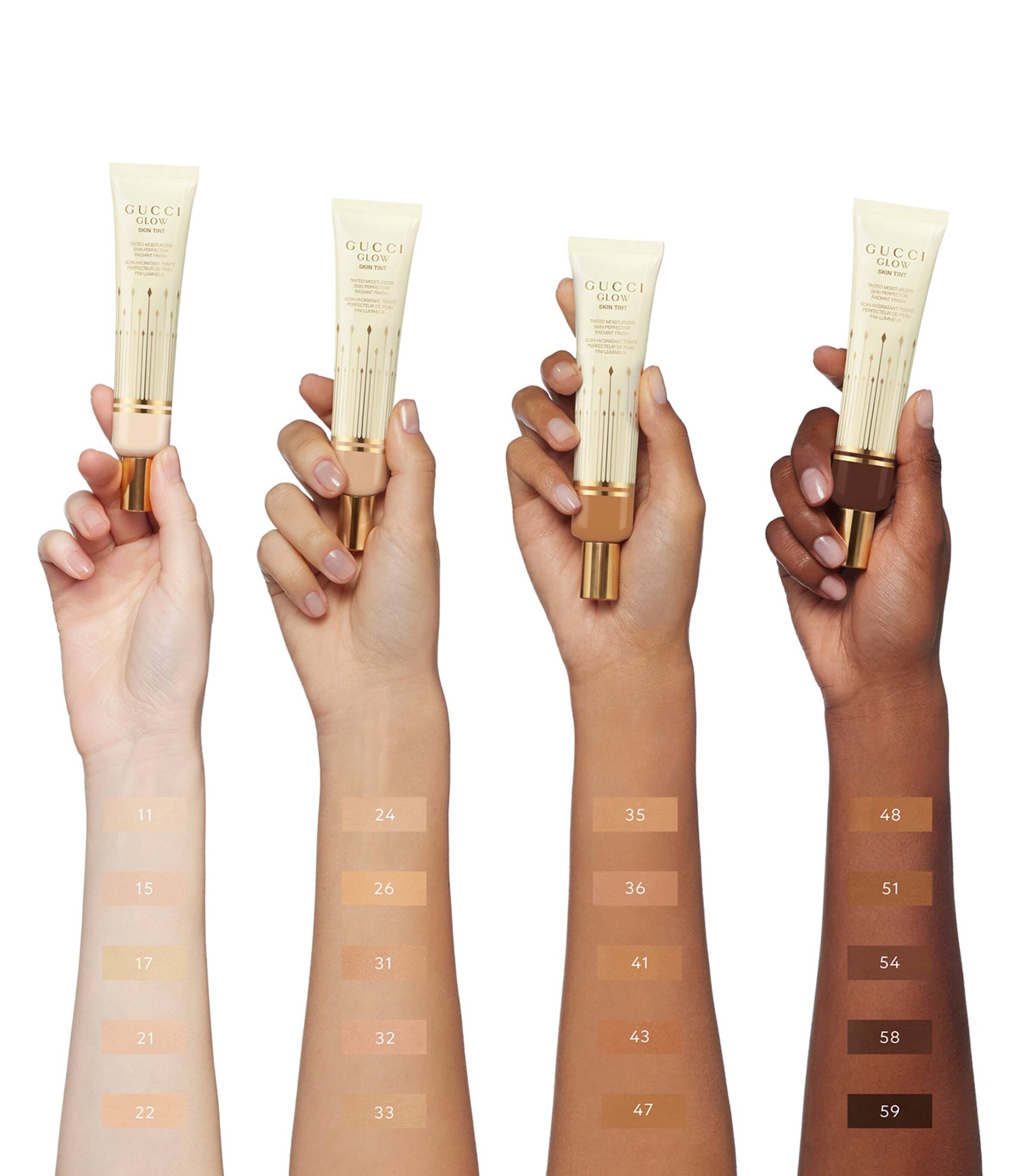 Gucci Glow Skin Tint Moisturiser (40ml) 33 MEDIUM Image 3