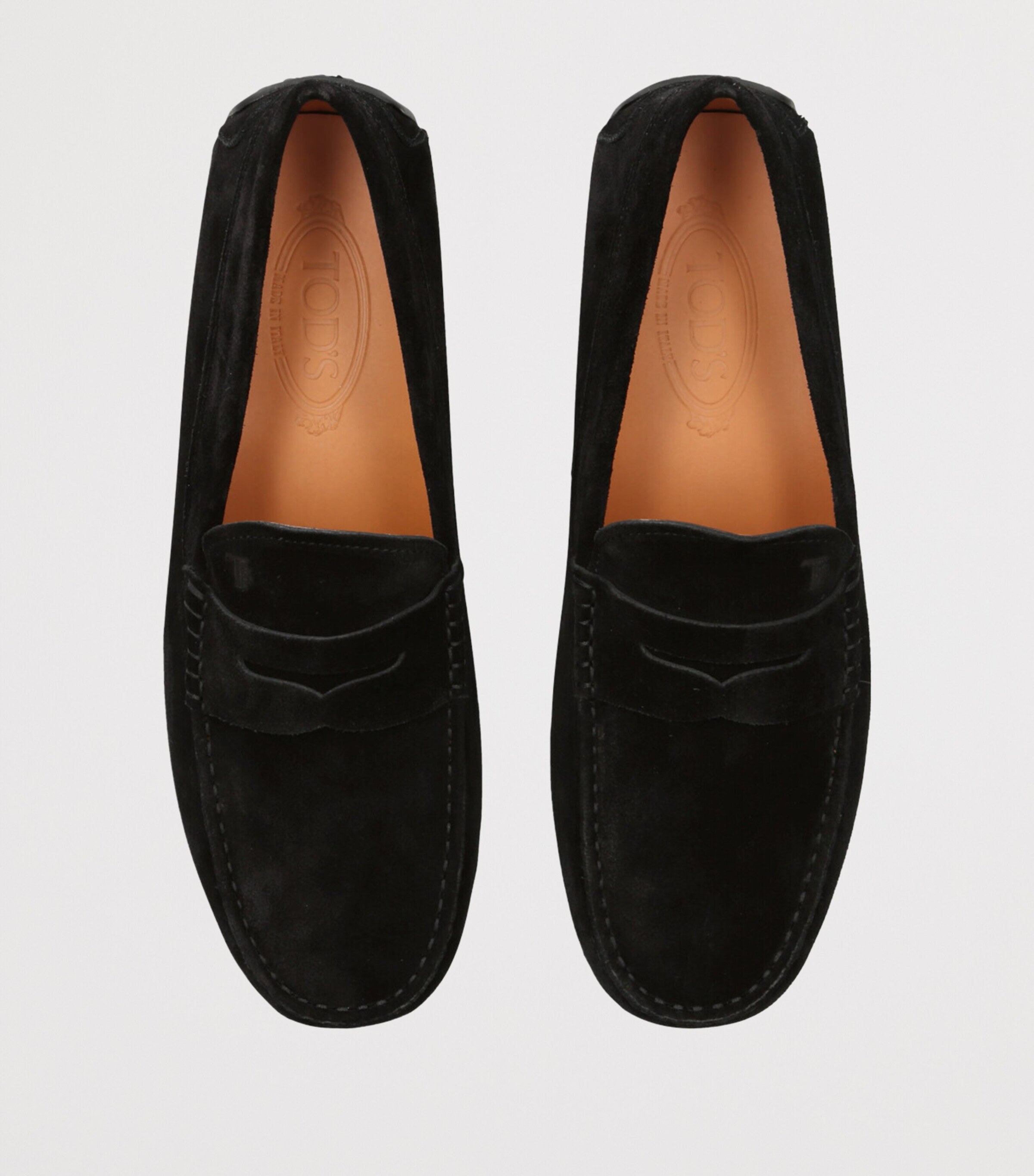 Tod's Suede City Gommino Loafers Black Image 4