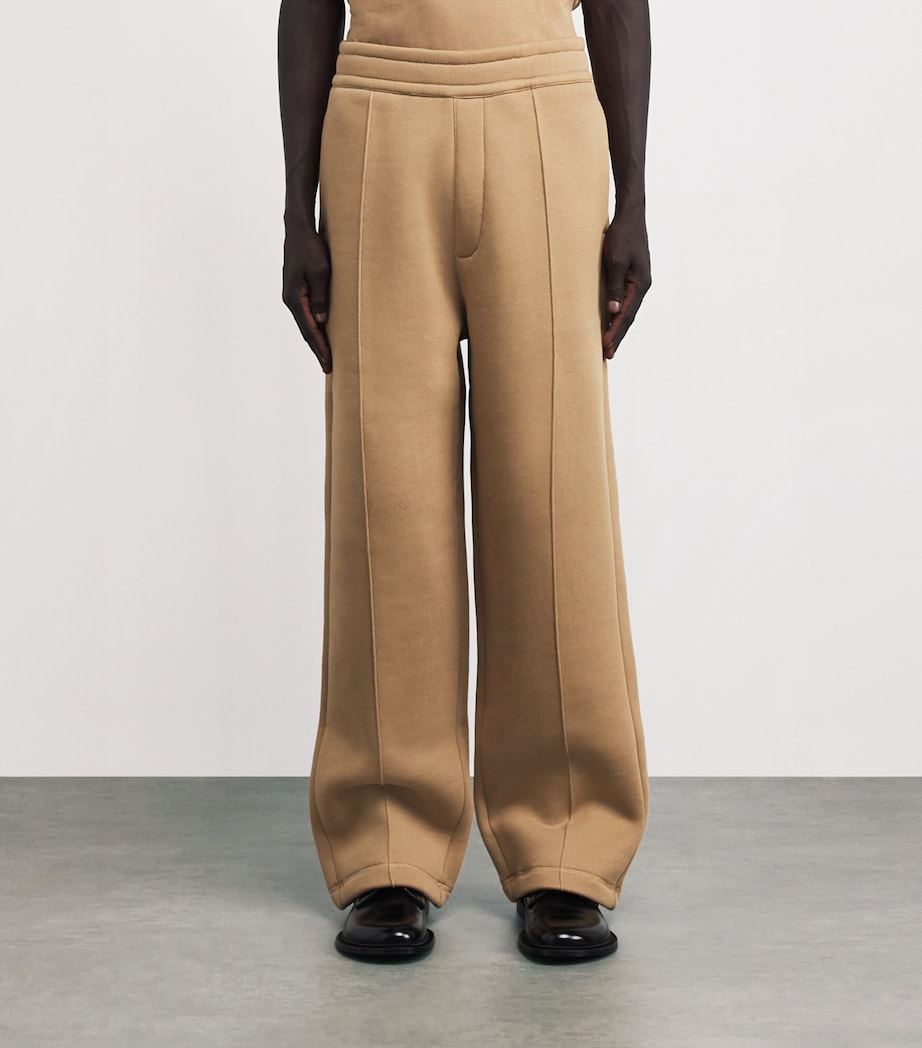 Ami de Coeur Wide-Leg Sweatpants 280 - CAMEL Image 3