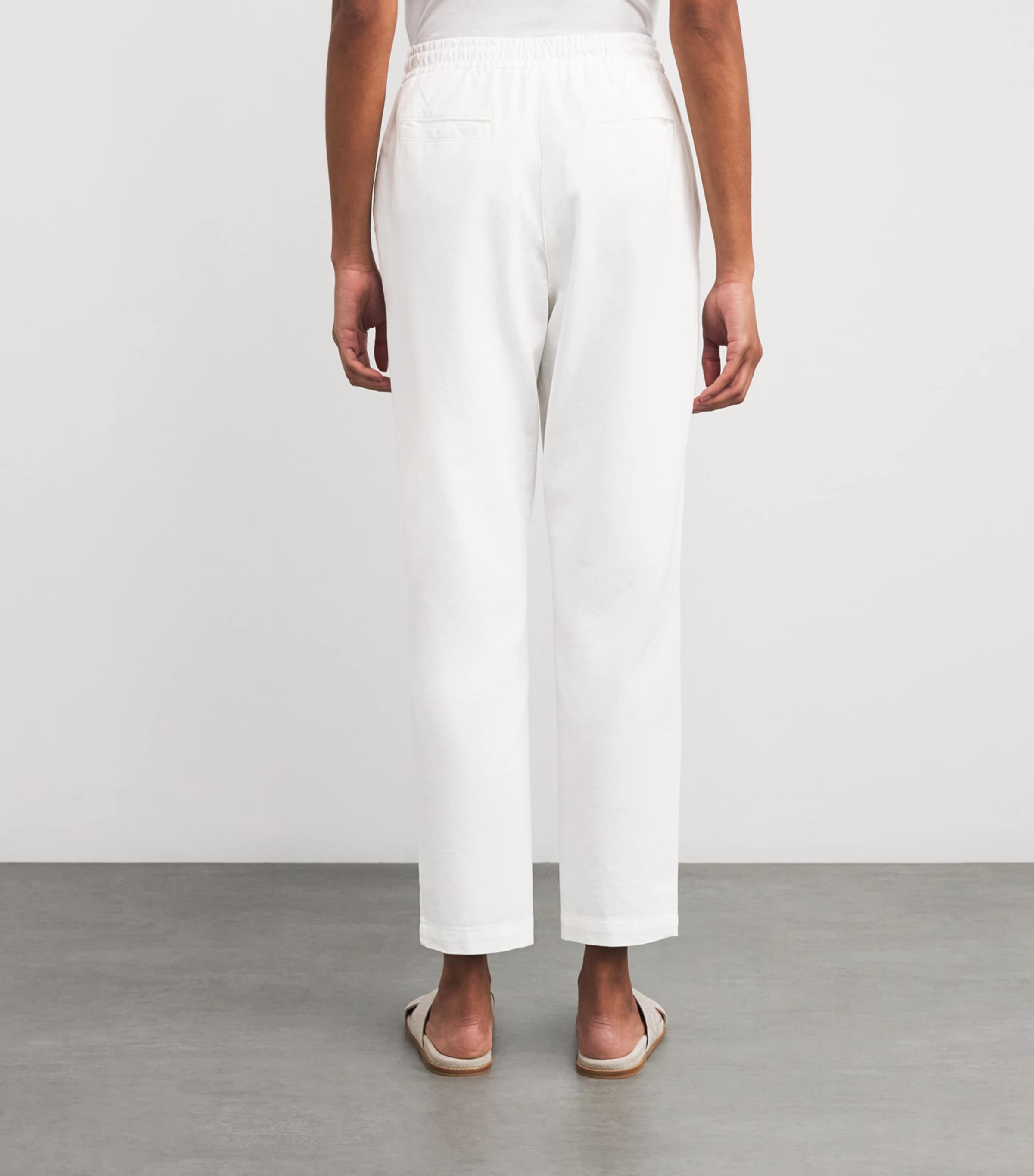 Drawstring Tailored Trousers BIANCO Image 4