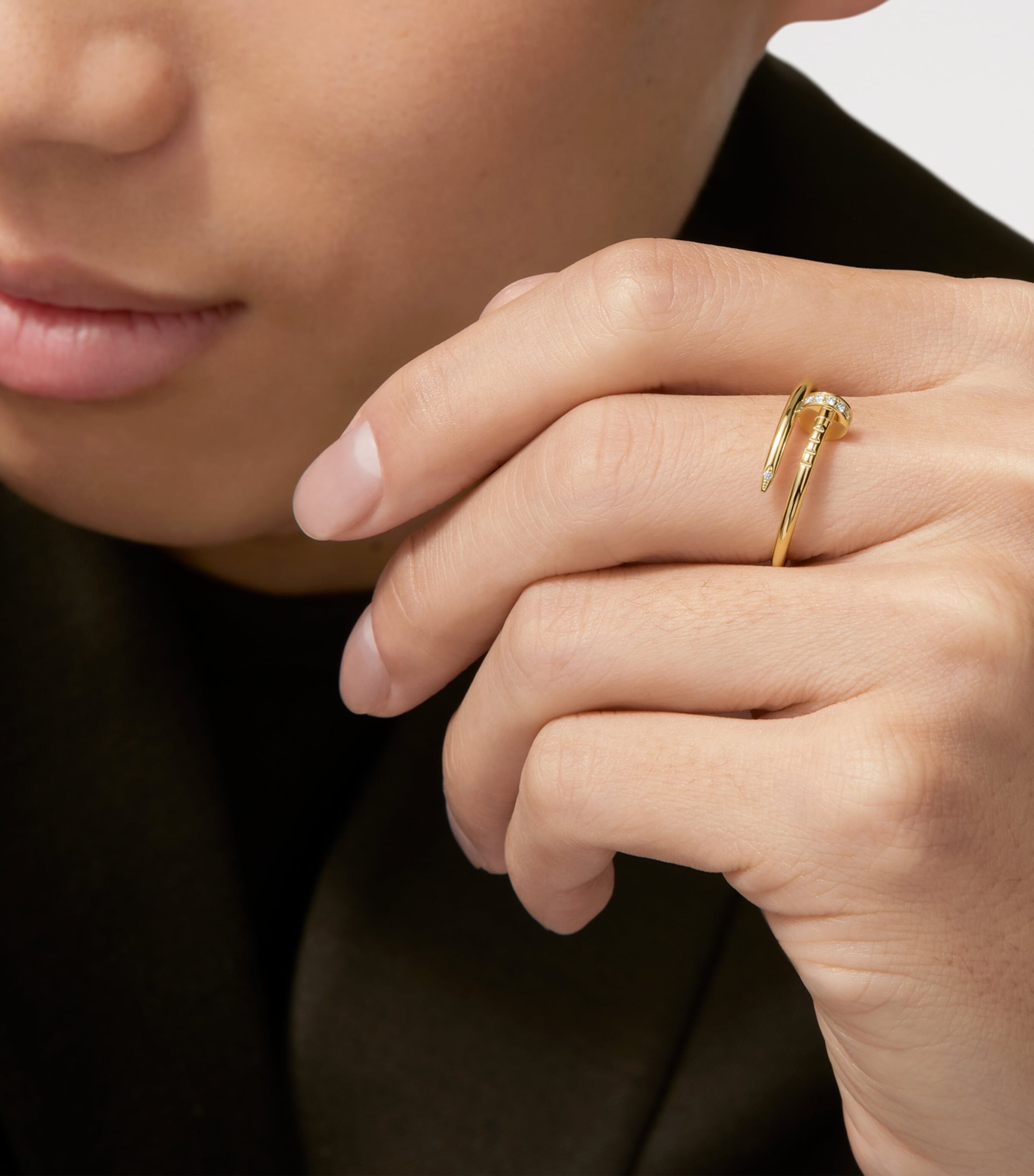 Yellow Gold and Diamond Juste Un Clou Ring YELLOW GOLD Image 3