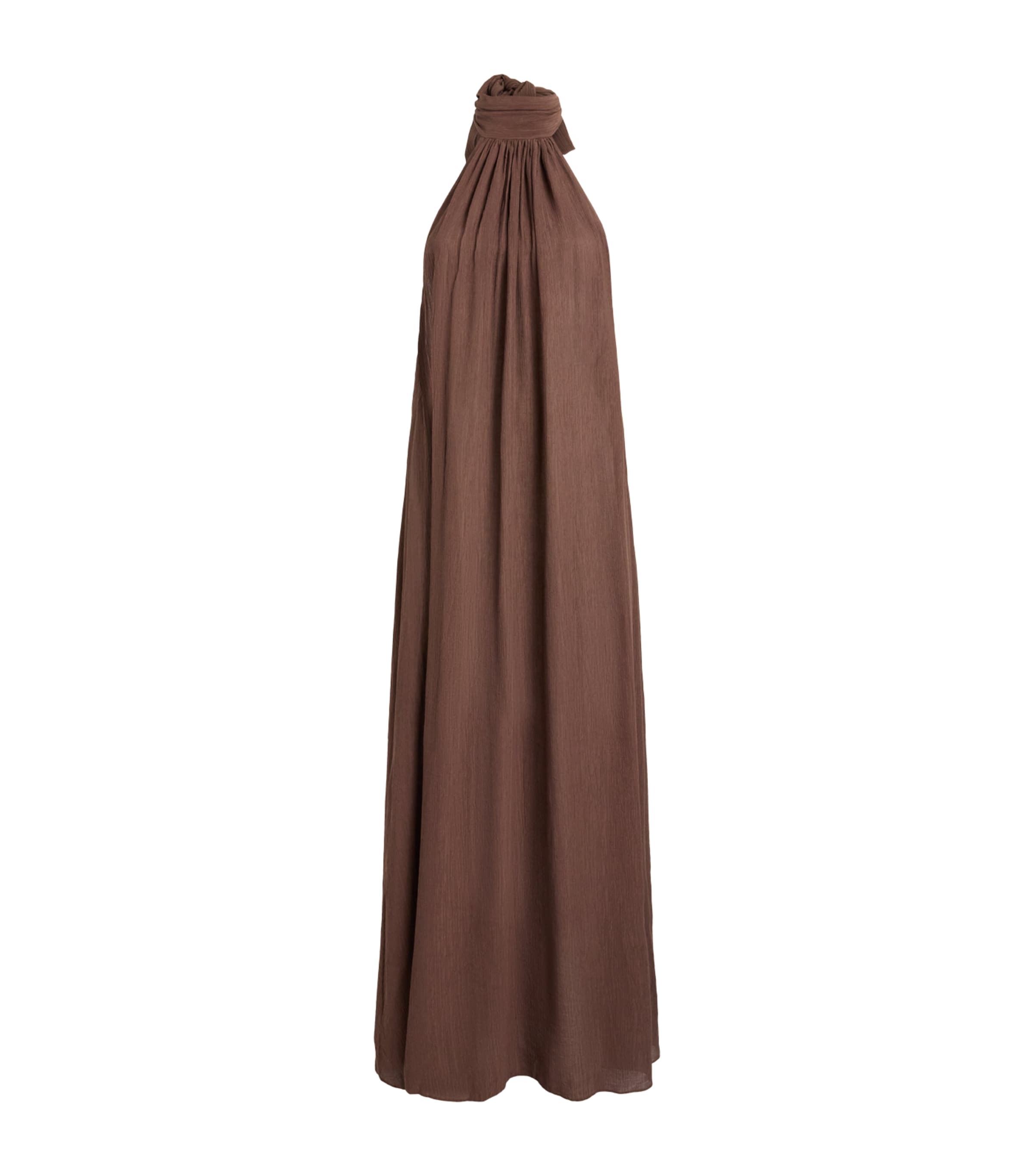 AWAY THAT DAY Womens Menorca Maxi Dress Espresso Image 1