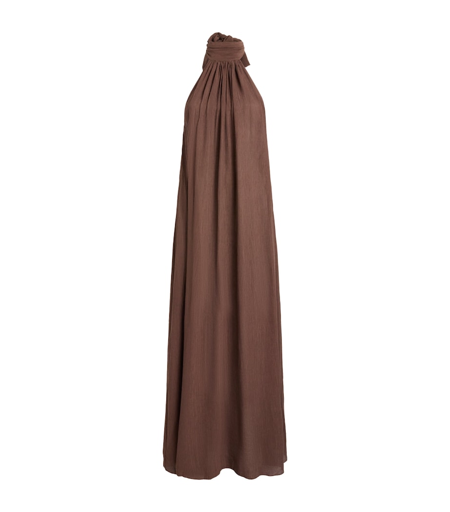 AWAY THAT DAY Womens Menorca Maxi Dress Espresso Image 1