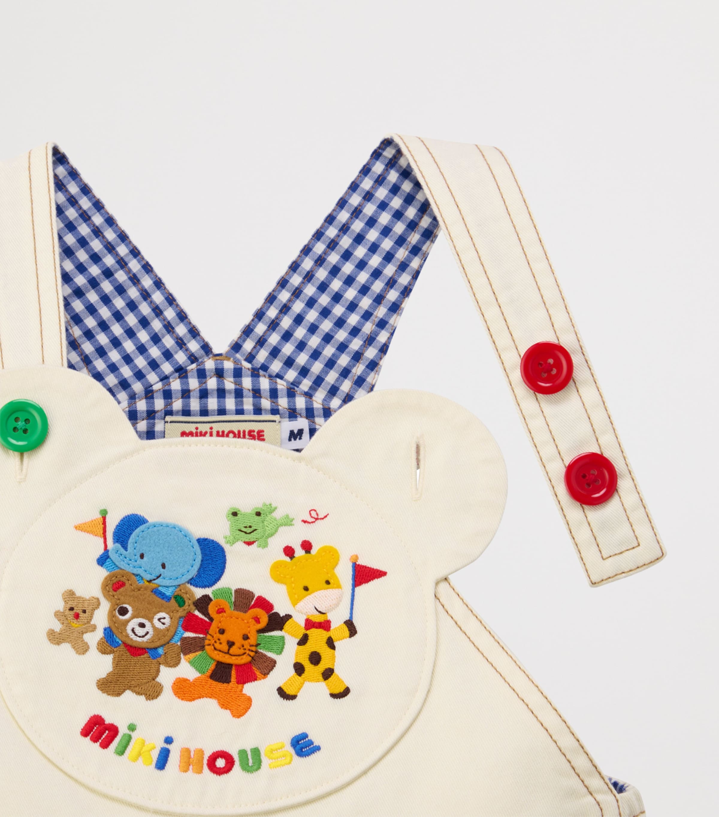Cotton Animal Dungarees (2-4 Years) 1 Image 3