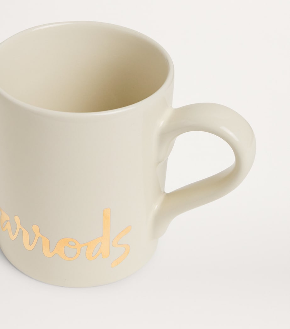Harrods Logo Mug Cream Image 3