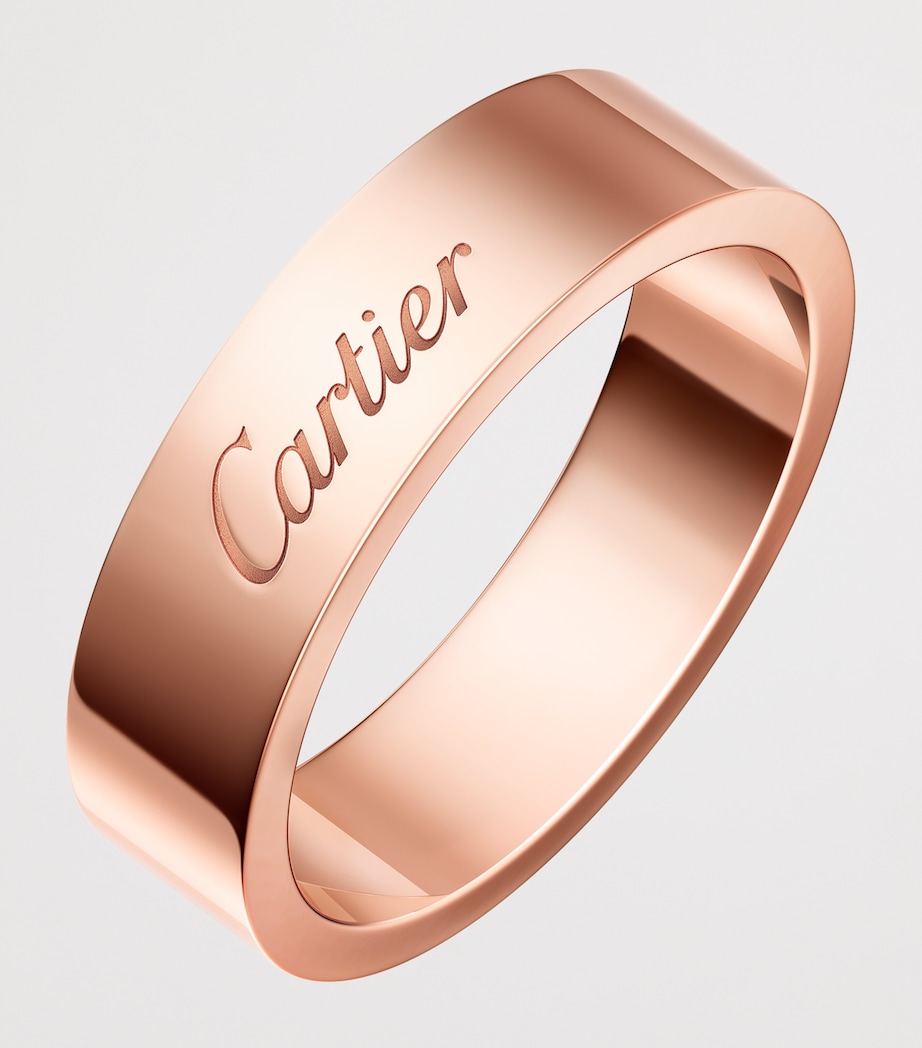 Rose Gold C de Cartier Wedding Ring ROSE GOLD Image 2