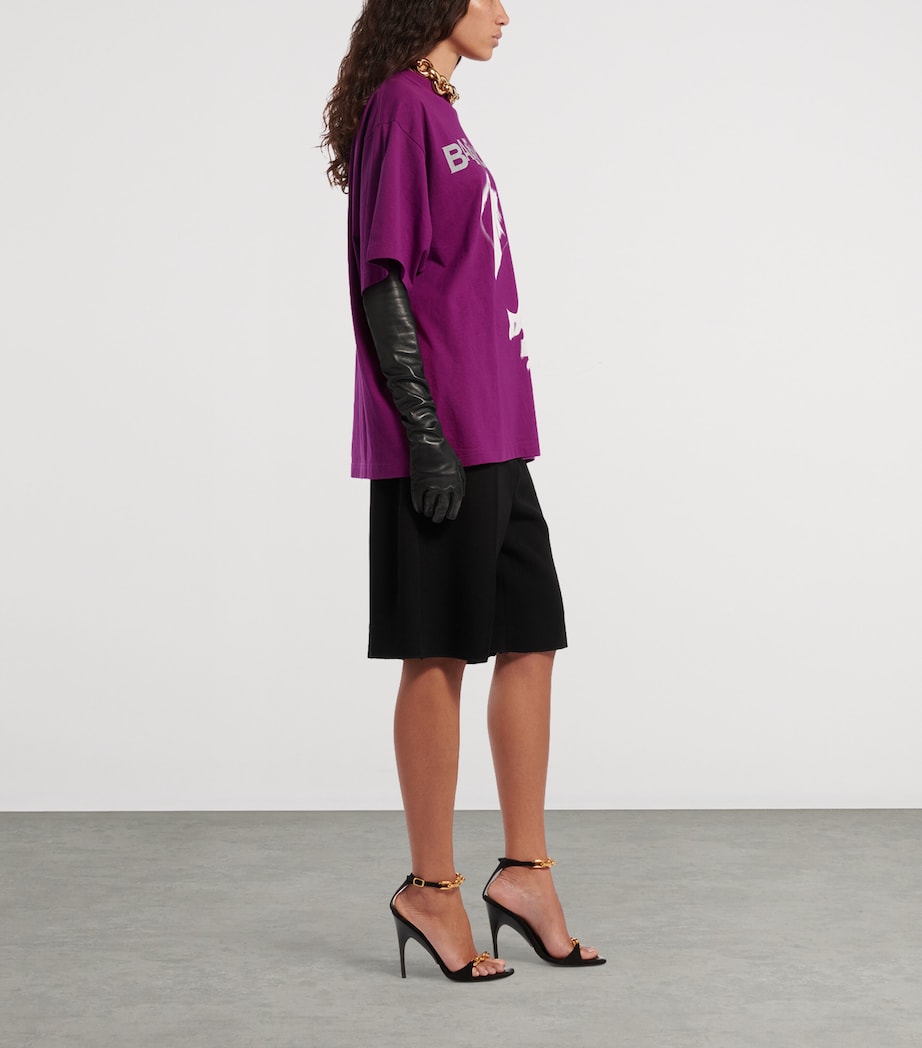 Balenciaga Womens Printed T-Shirt Image 4
