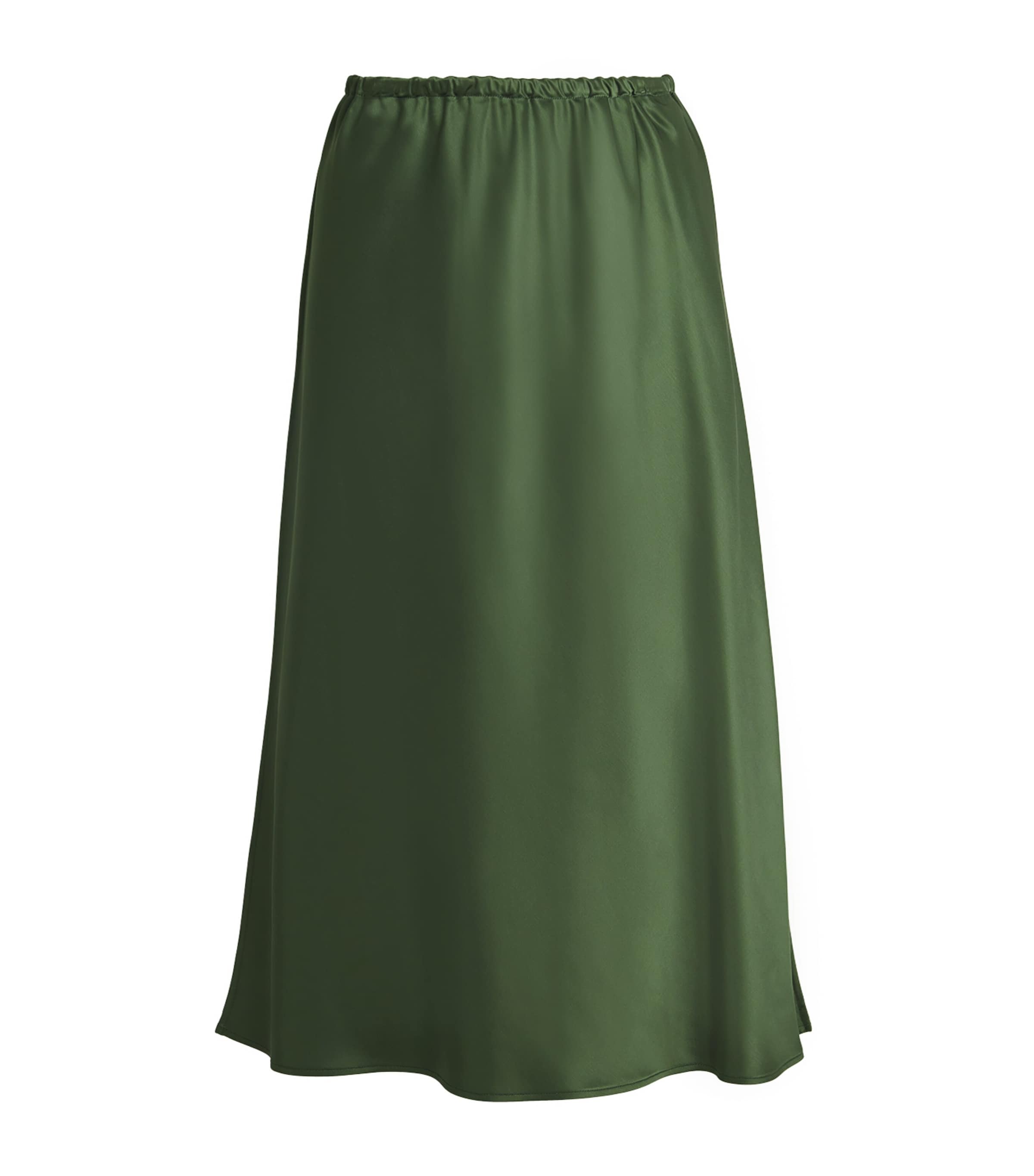 Jil Sander Bias-cut Midi Skirt In Green