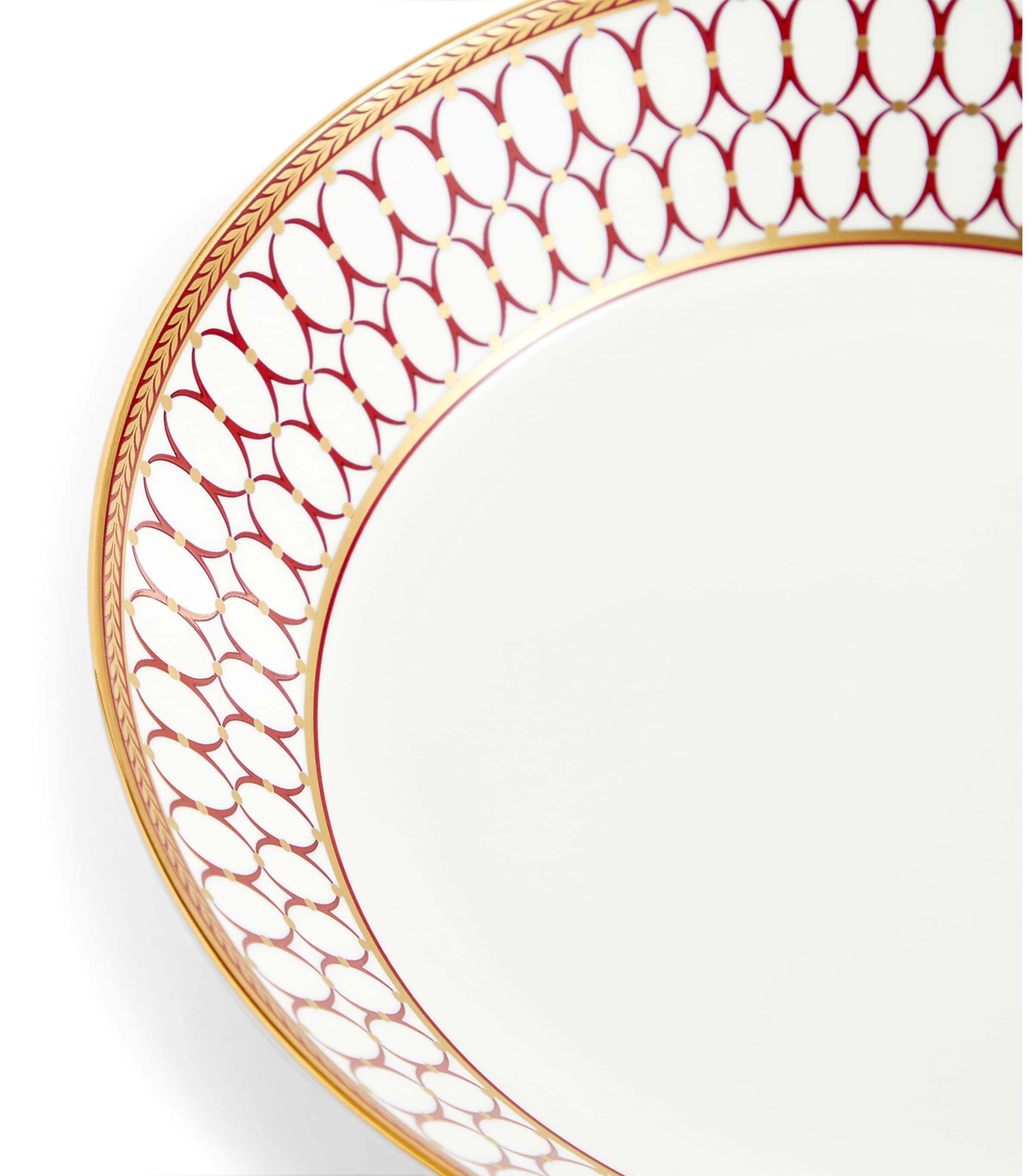 Renaissance Red Pasta Bowl (24cm) MULTI Image 4