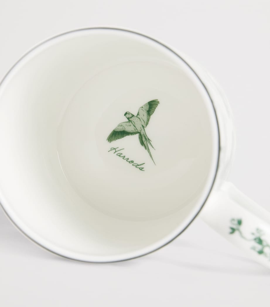 Bone China Toile Mug (300ml) GREEN Image 3