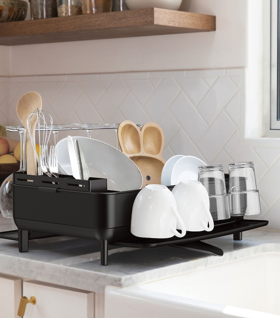 Steel Frame Dish Rack BLACK Image 2