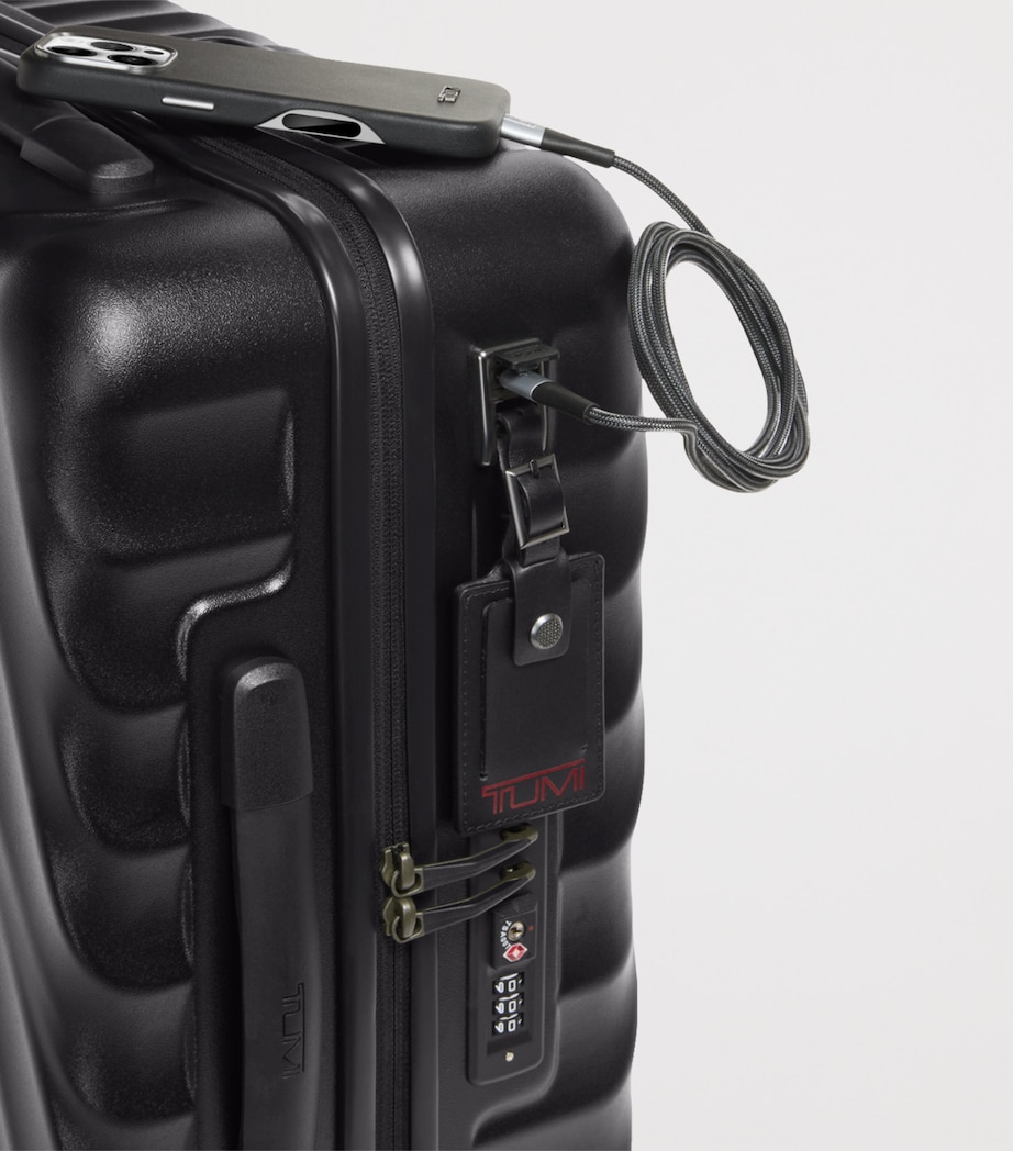 Continental Slim Carry-On Suitcase (55cm) BLACK TEXTURED 6153 Image 6