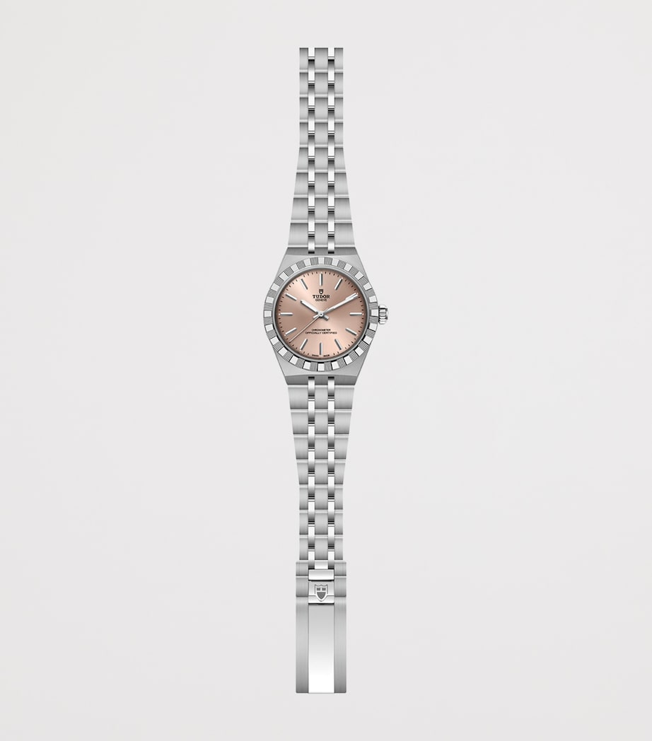TUDOR Royal Stainless Steel Watch 30mm Salmon Image 2